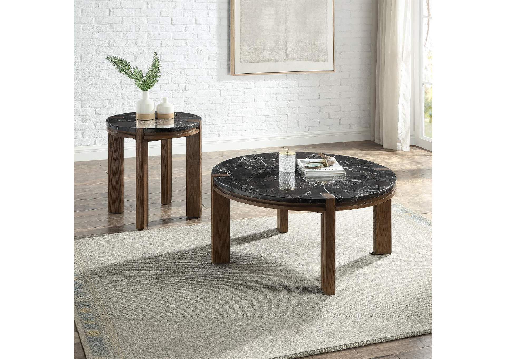 Estella Coffee Table with Marble Top image 3
