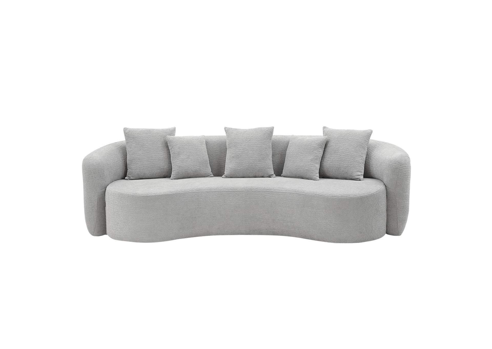 Barasa Oversized Compressed Sofa with 5 Pillows image 4