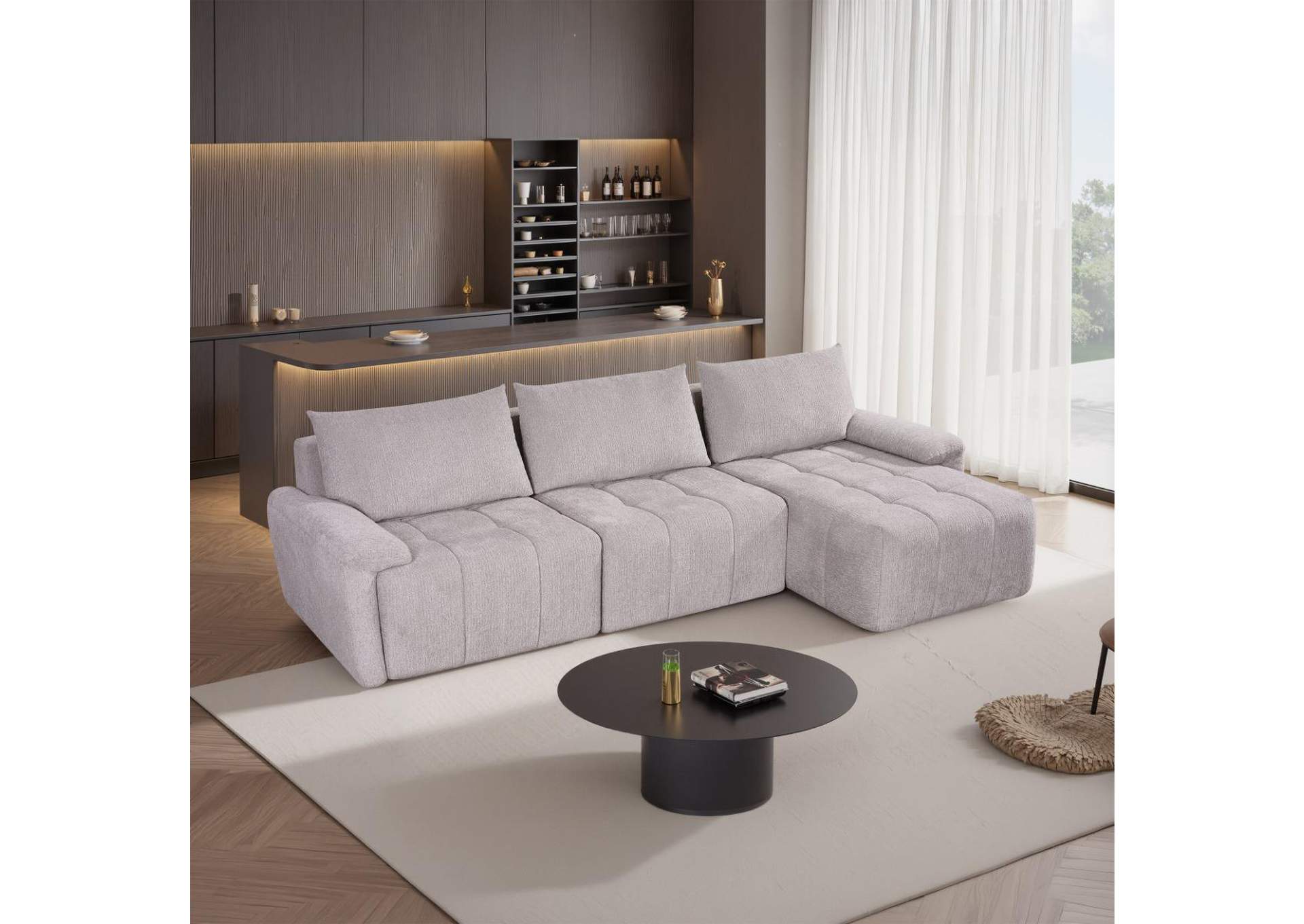 Dorcas Compressed Sectional Sofa image 1