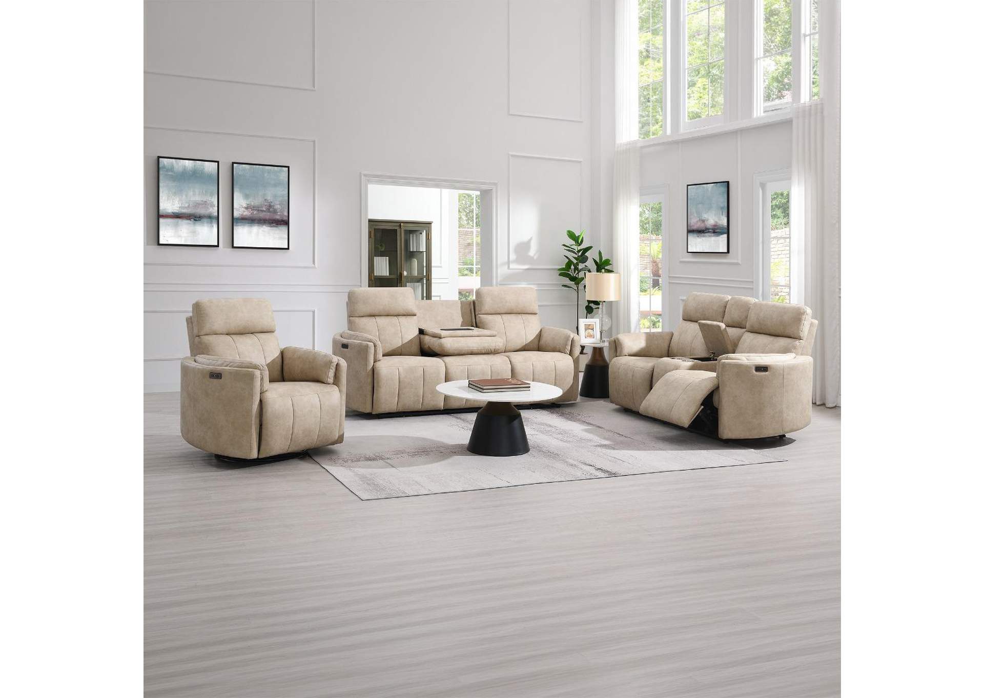 Elison Power Motion Sofa with Drop Table image 3