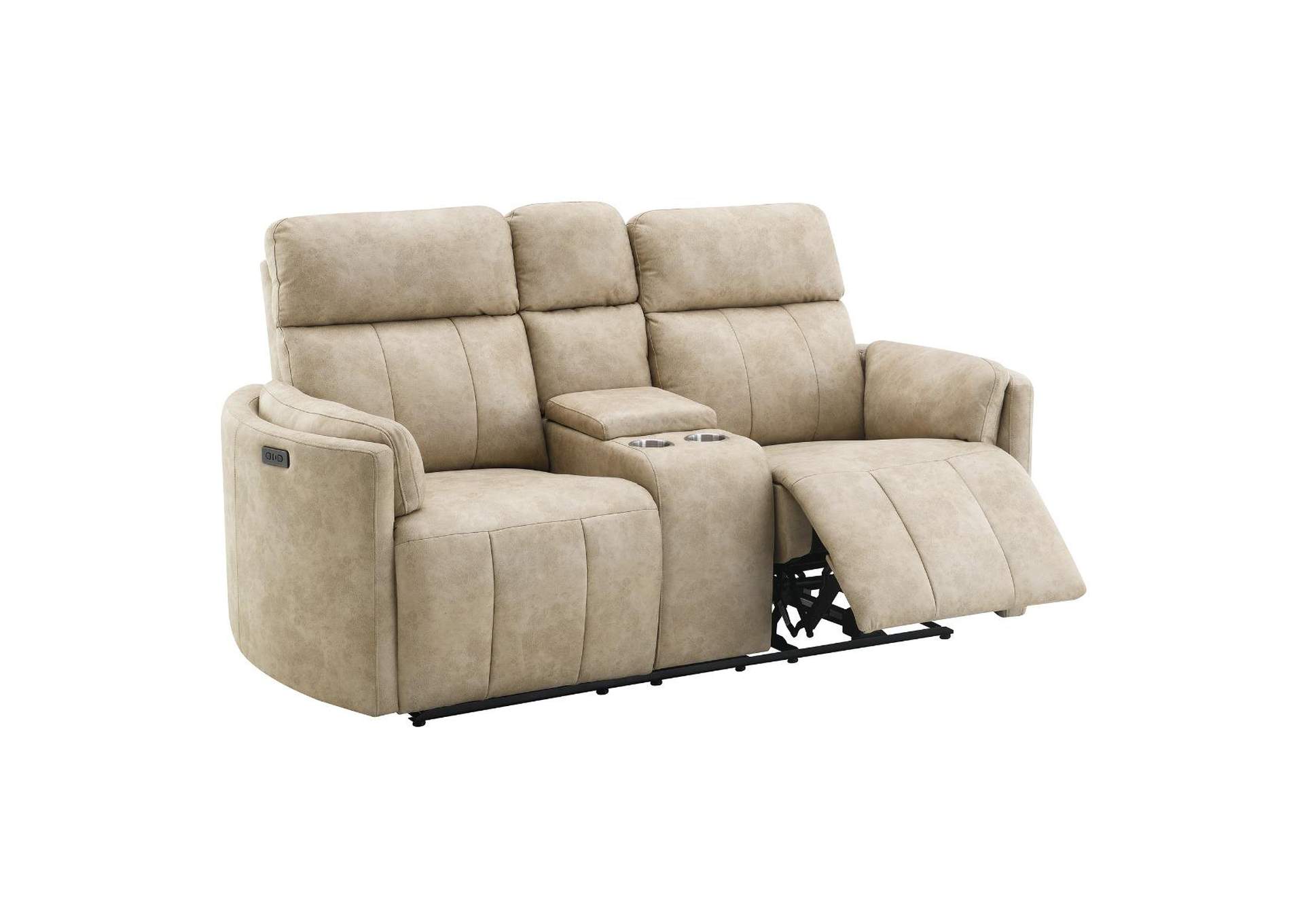 Elison Power Motion Loveseat with Console and Storage image 4