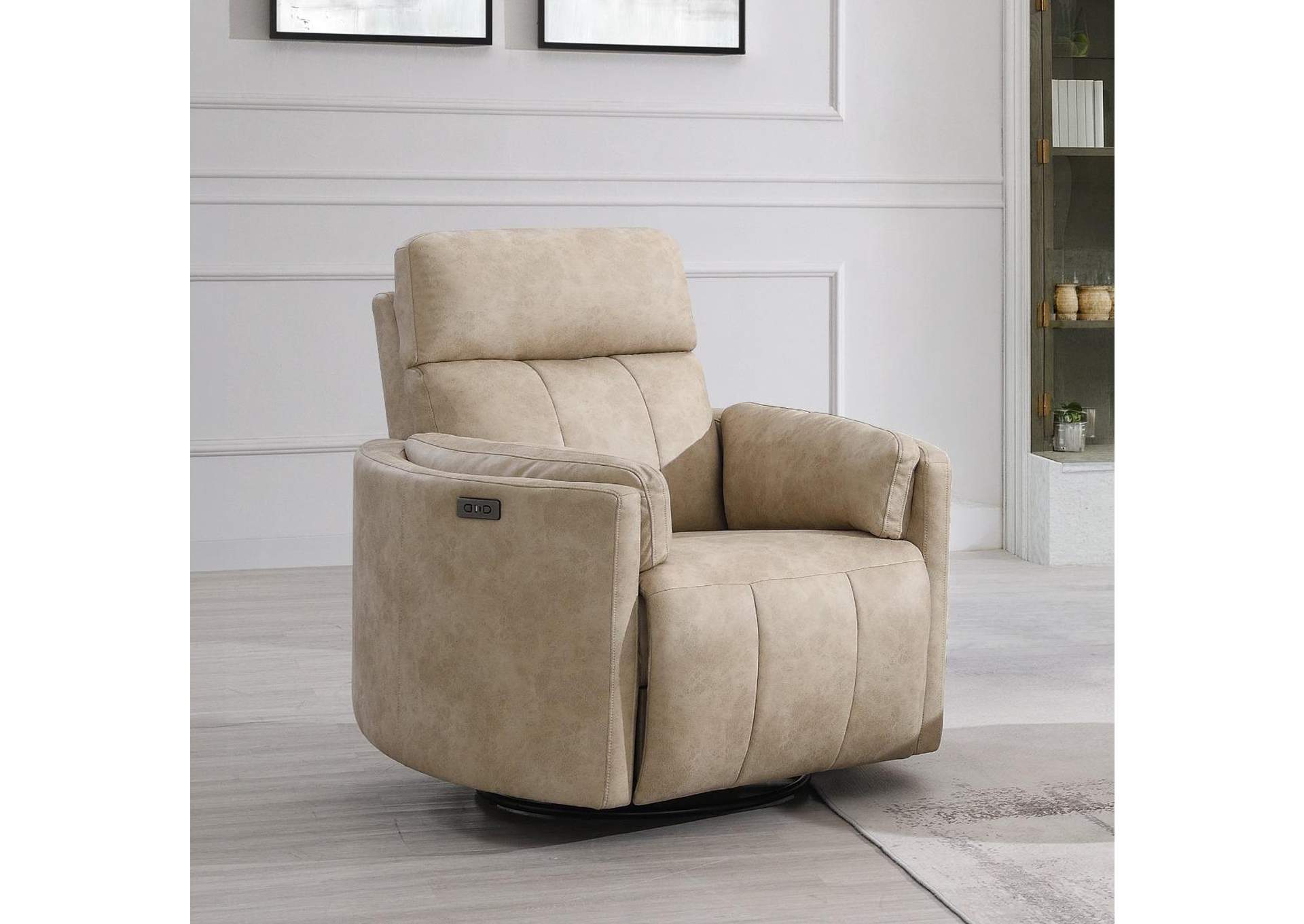Elison Power Motion Glider Recliner with Swivel image 1
