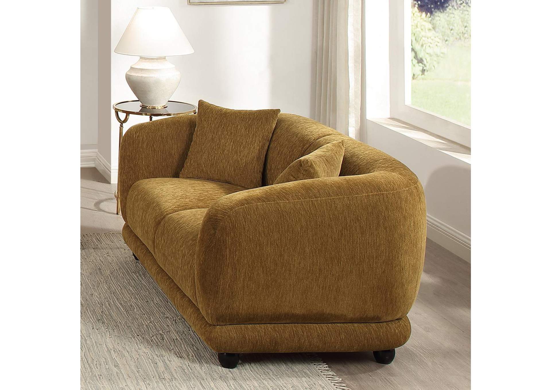 Lennox Loveseat with 2 Pillows image 1