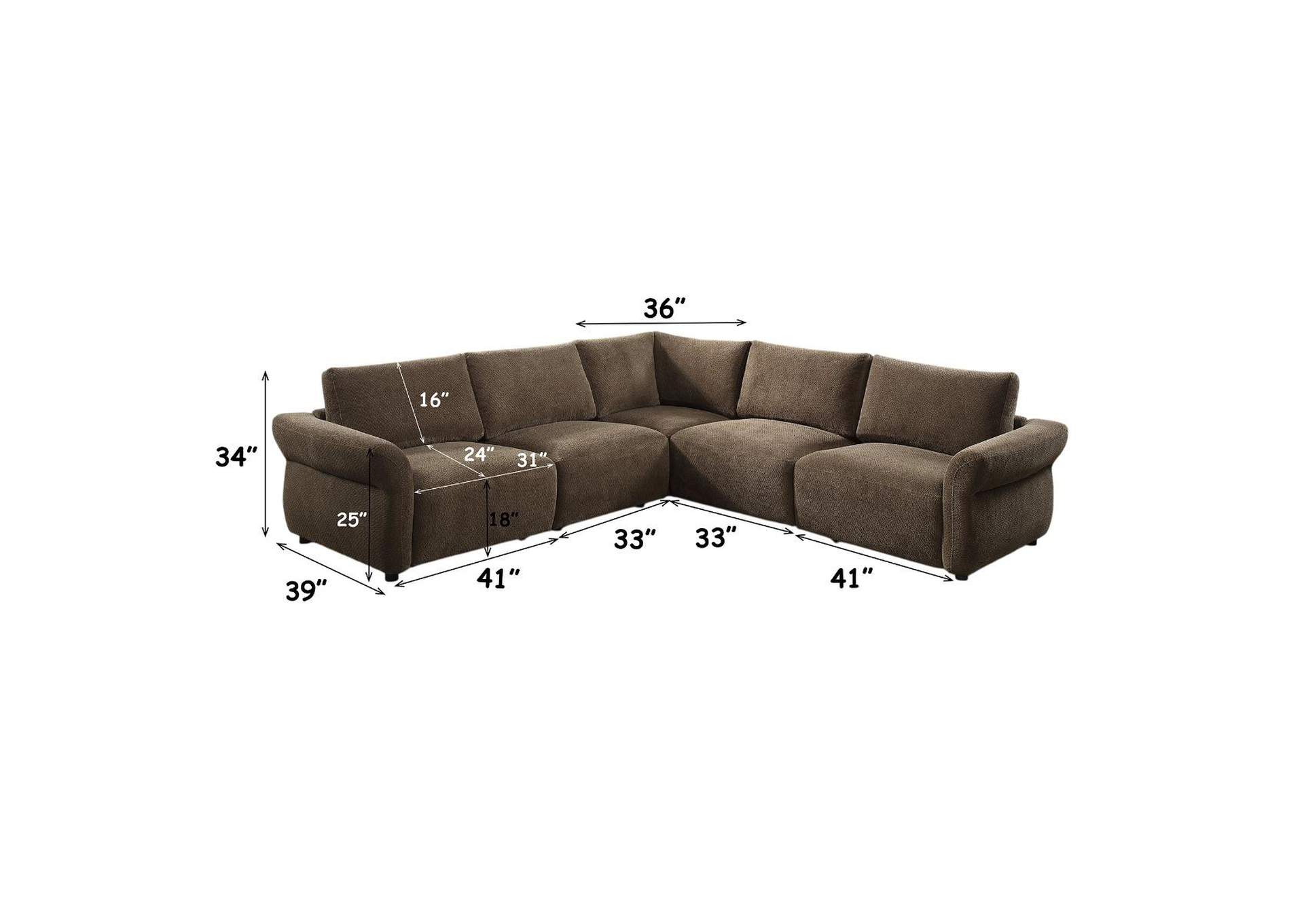 Theodore Modular - Right Facing Arm Chair image 11