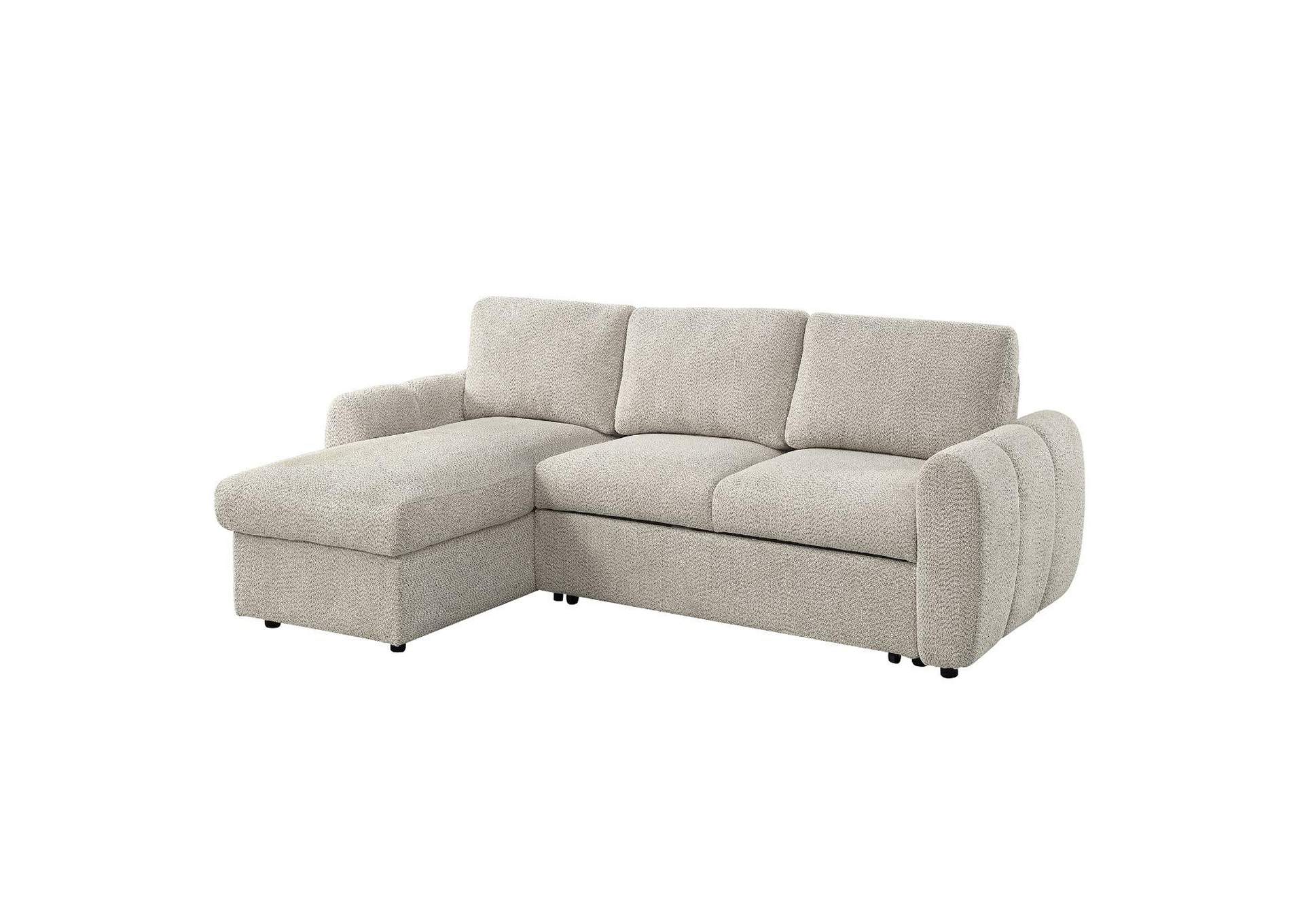 Nuriel Reversible Sectional Sofa with Sleeper and Storage image 4