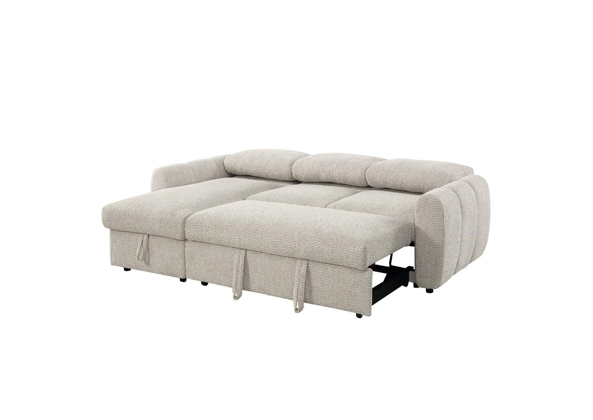 Nuriel Reversible Sectional Sofa with Sleeper and Storage image 10