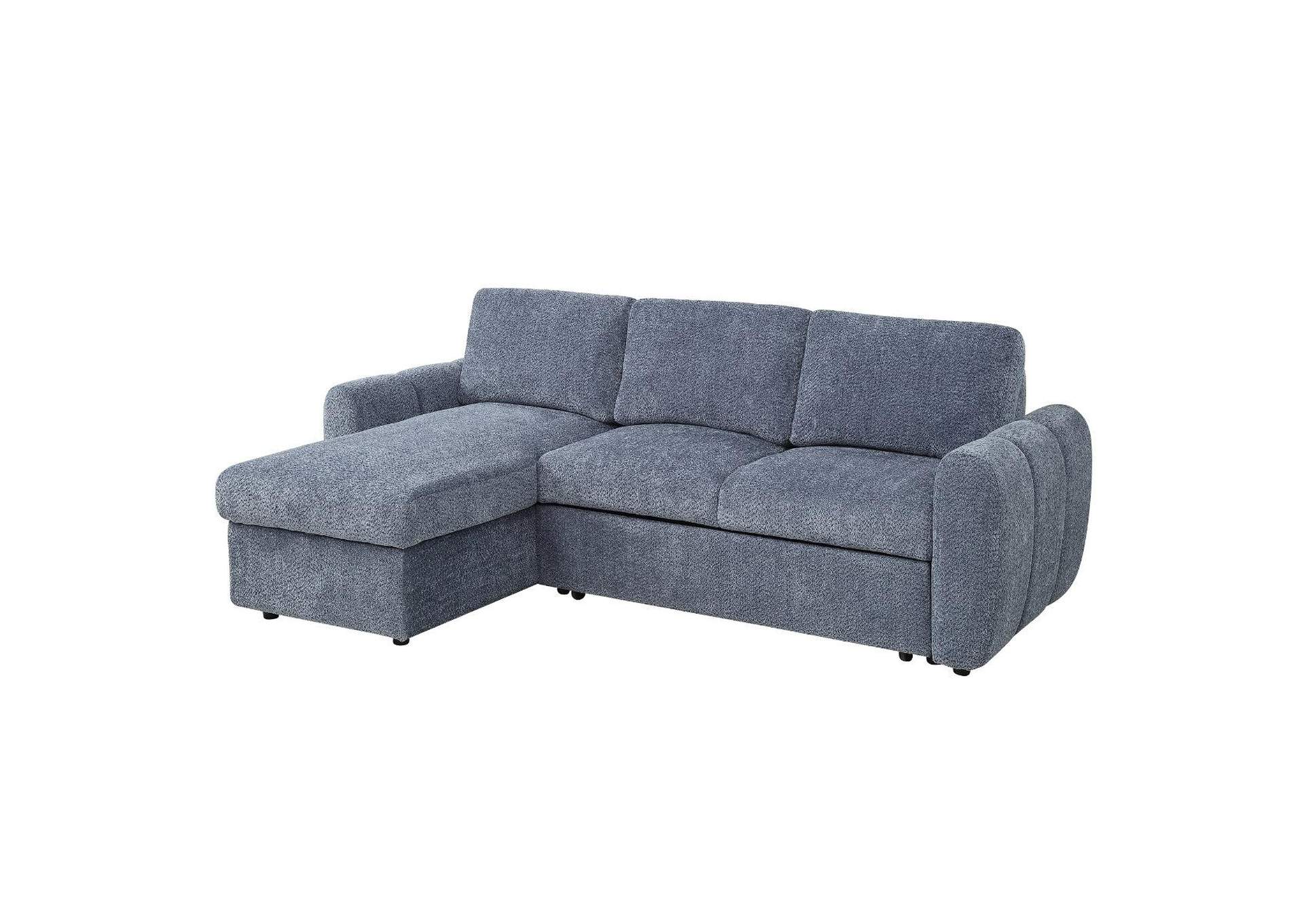Nuriel Reversible Sectional Sofa with Sleeper and Storage image 4
