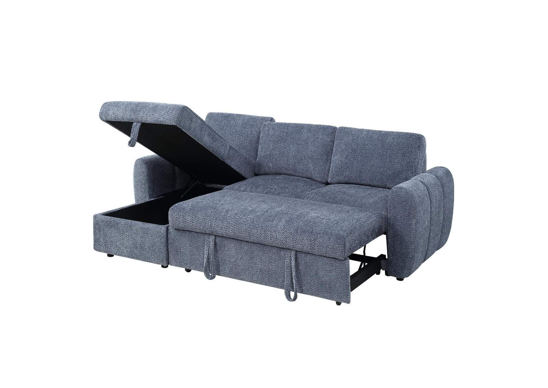Nuriel Reversible Sectional Sofa with Sleeper and Storage image 9