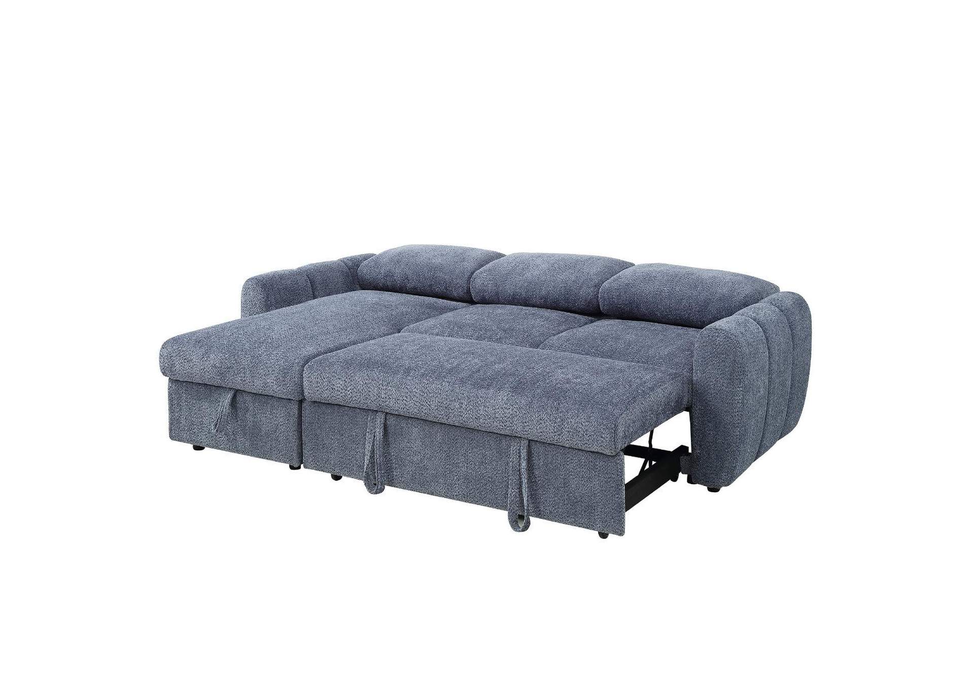 Nuriel Reversible Sectional Sofa with Sleeper and Storage image 10