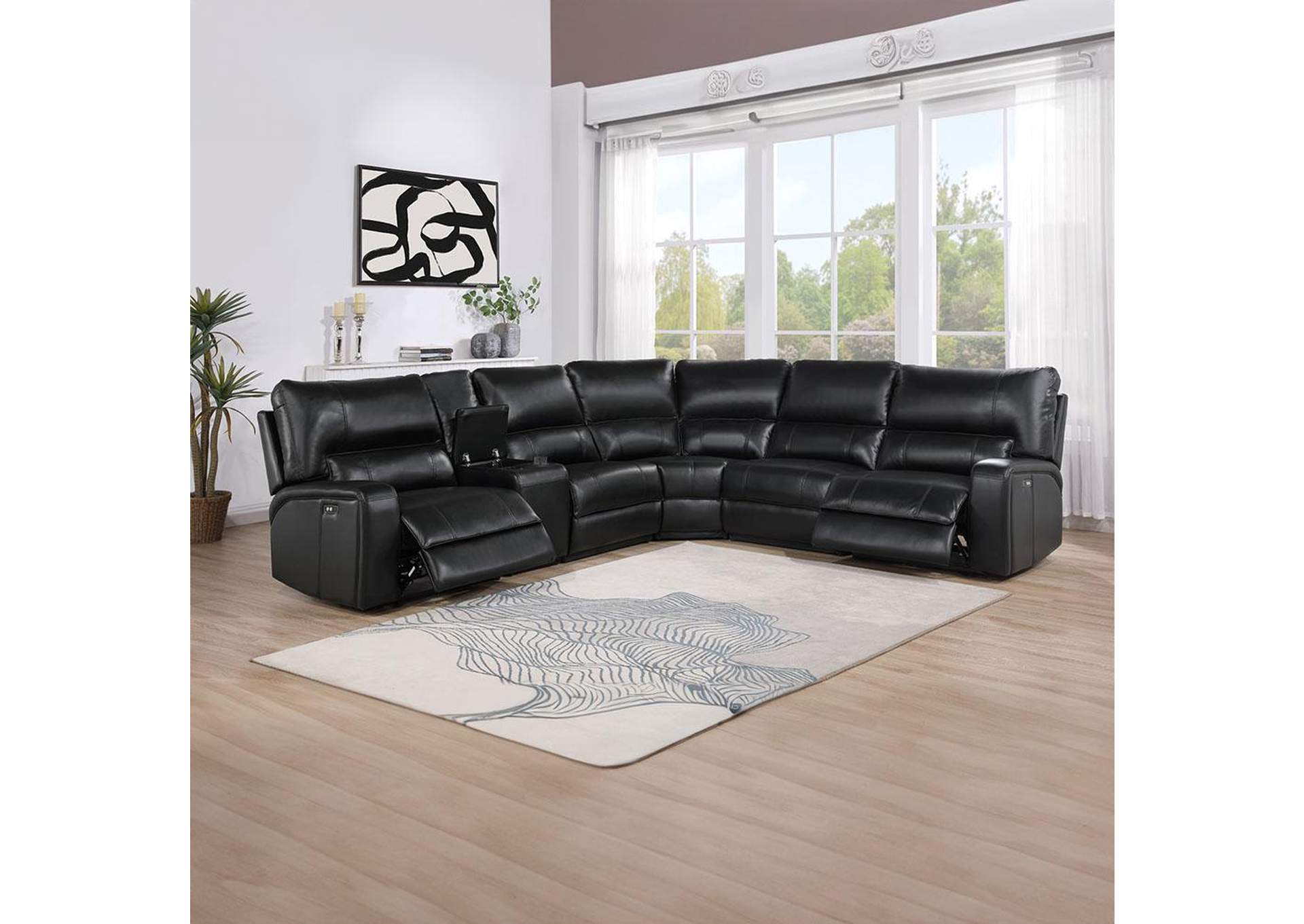 Saul Power Motion Sectional Sofa image 1