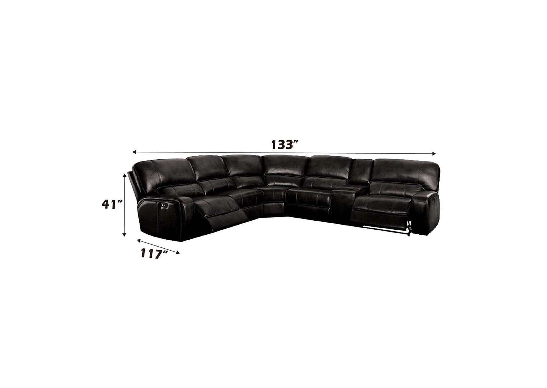 Saul Power Motion Sectional Sofa image 4