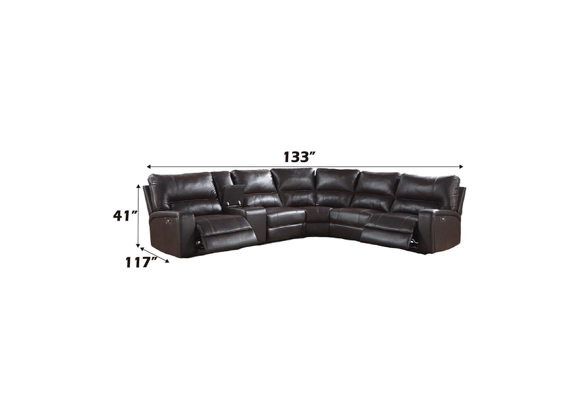 Saul Power Motion Sectional Sofa image 10
