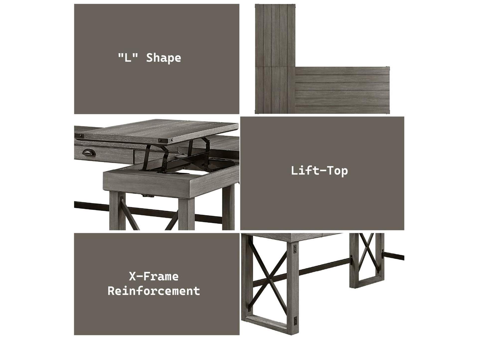 Talmar Writing Desk with Lift Top image 12