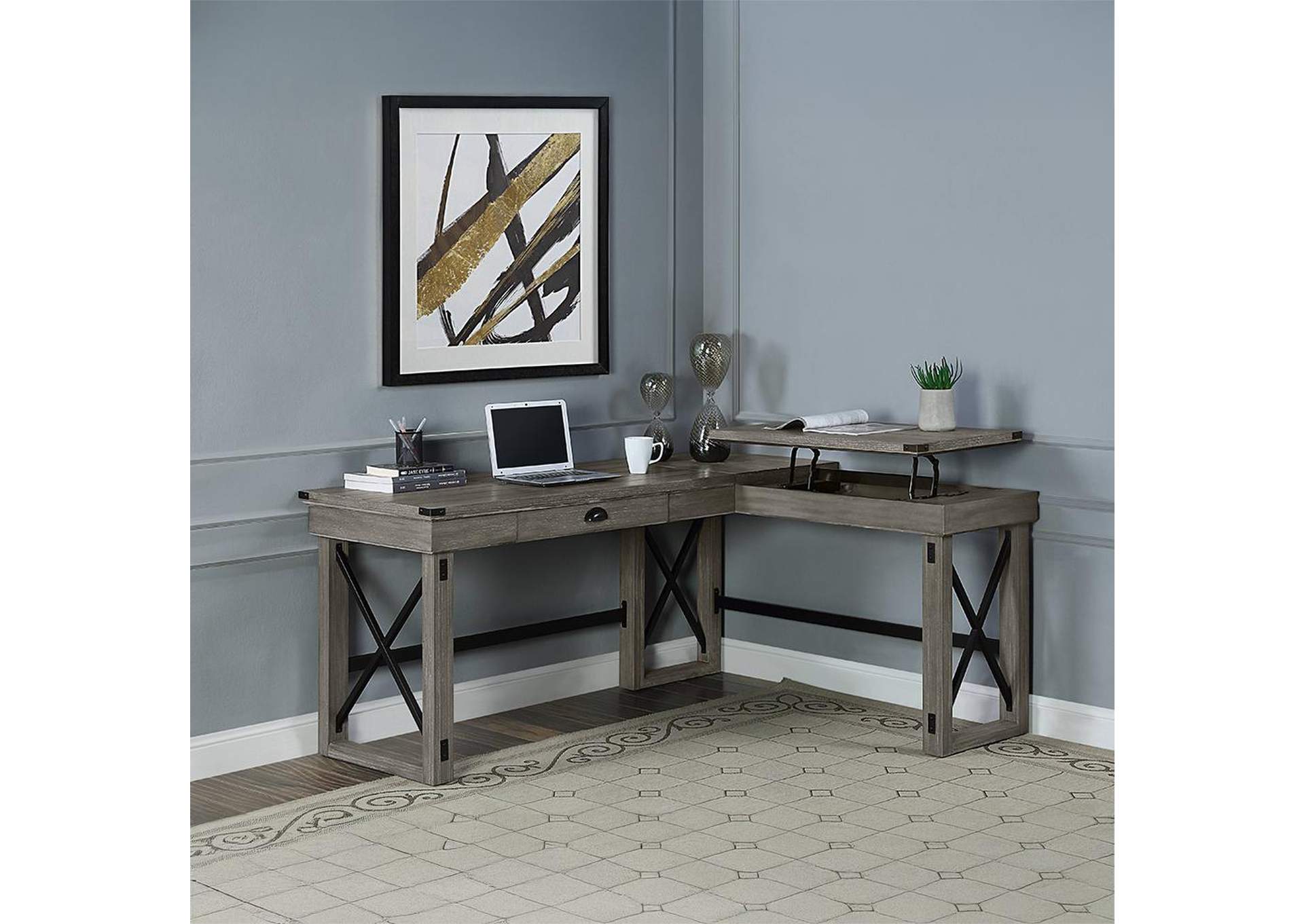 Talmar Writing Desk with Lift Top image 11