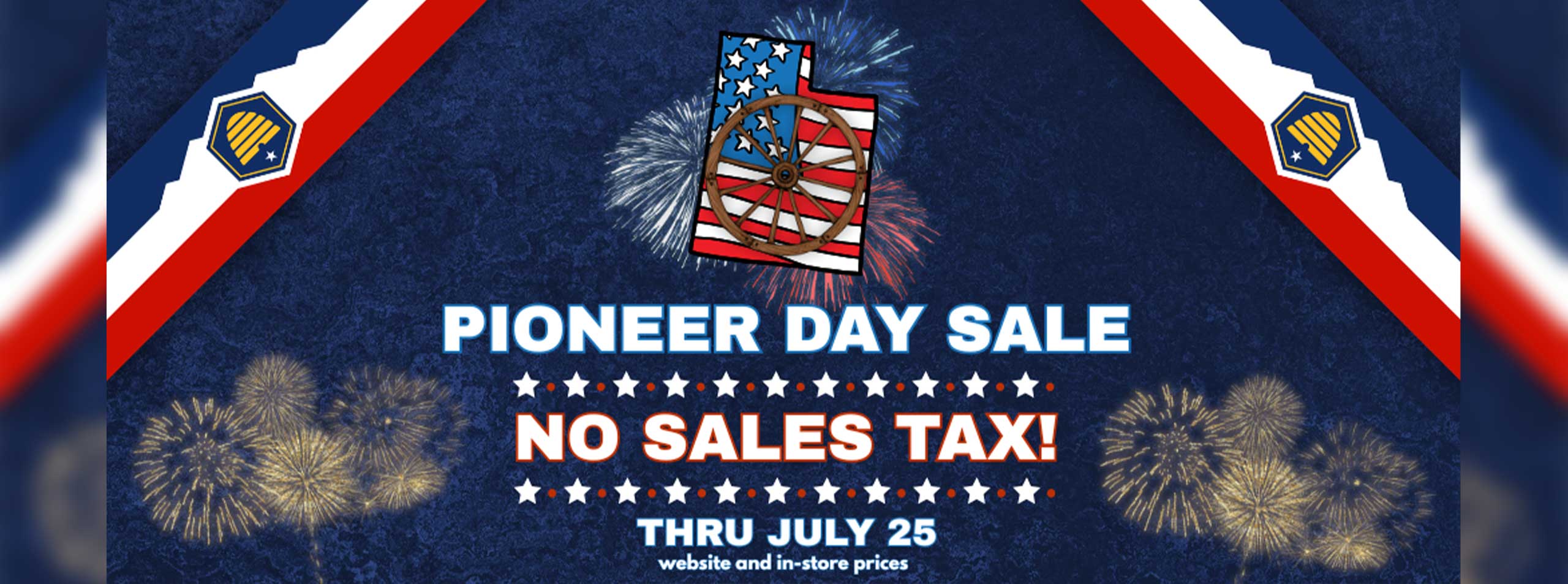 Pioneer Day Sale! No Sales Tax!