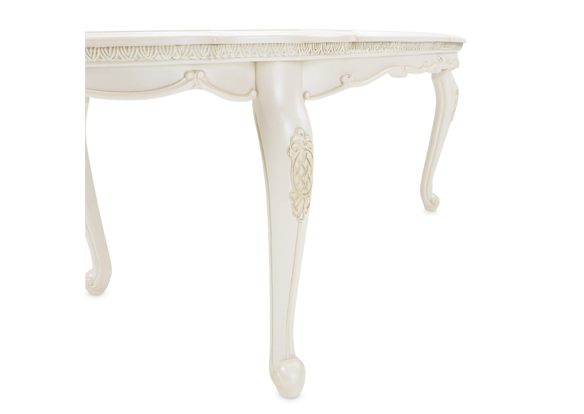 Malibu Crest Round Chairside Table - Chardonnay