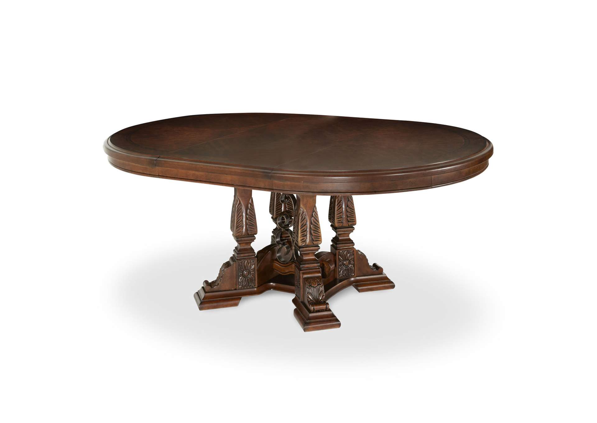 Windsor Court Round Dining Table - Vintage Fruitwood image 3