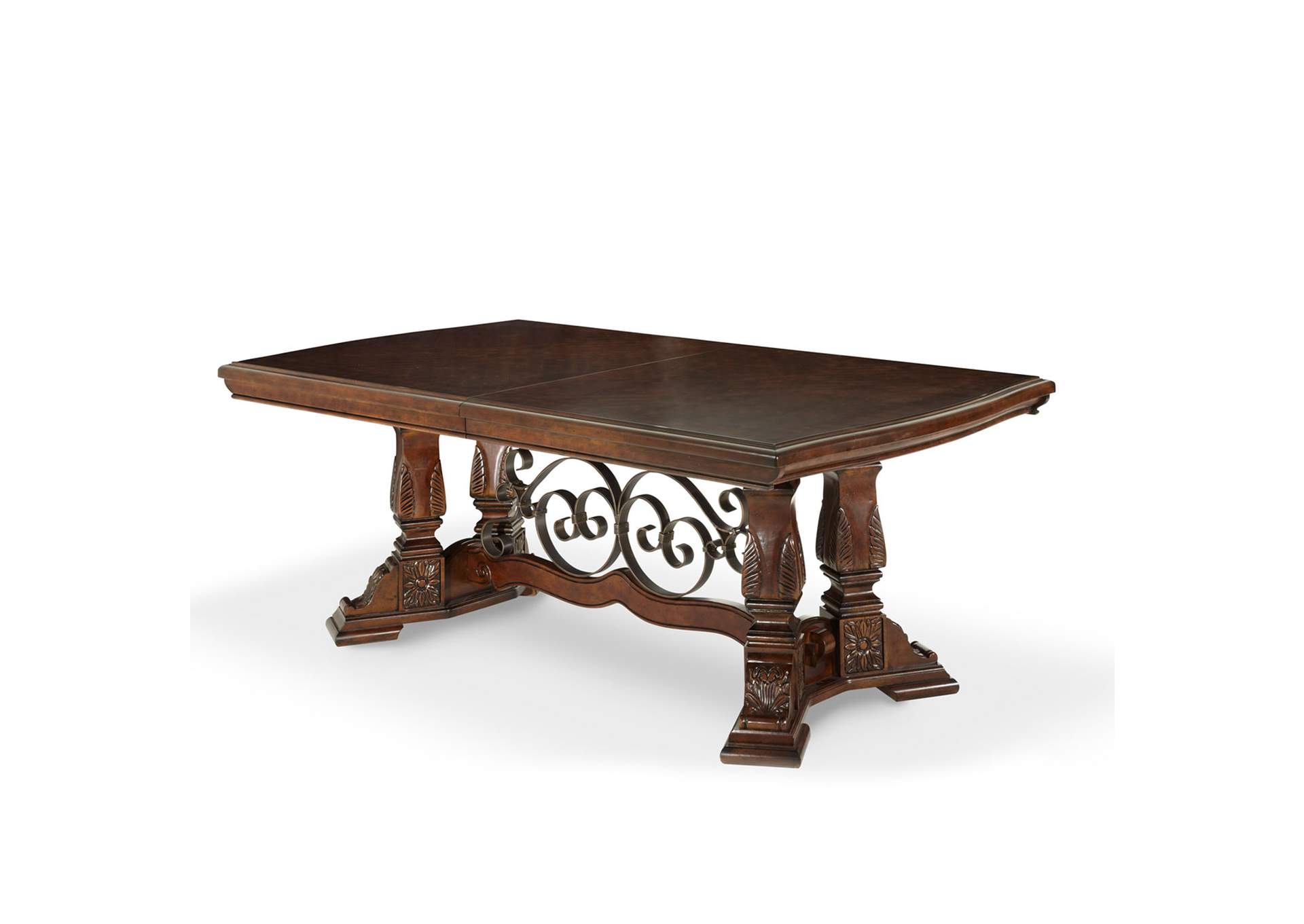 Windsor Court Rectangular Dining Table - Vintage Fruitwood image 1