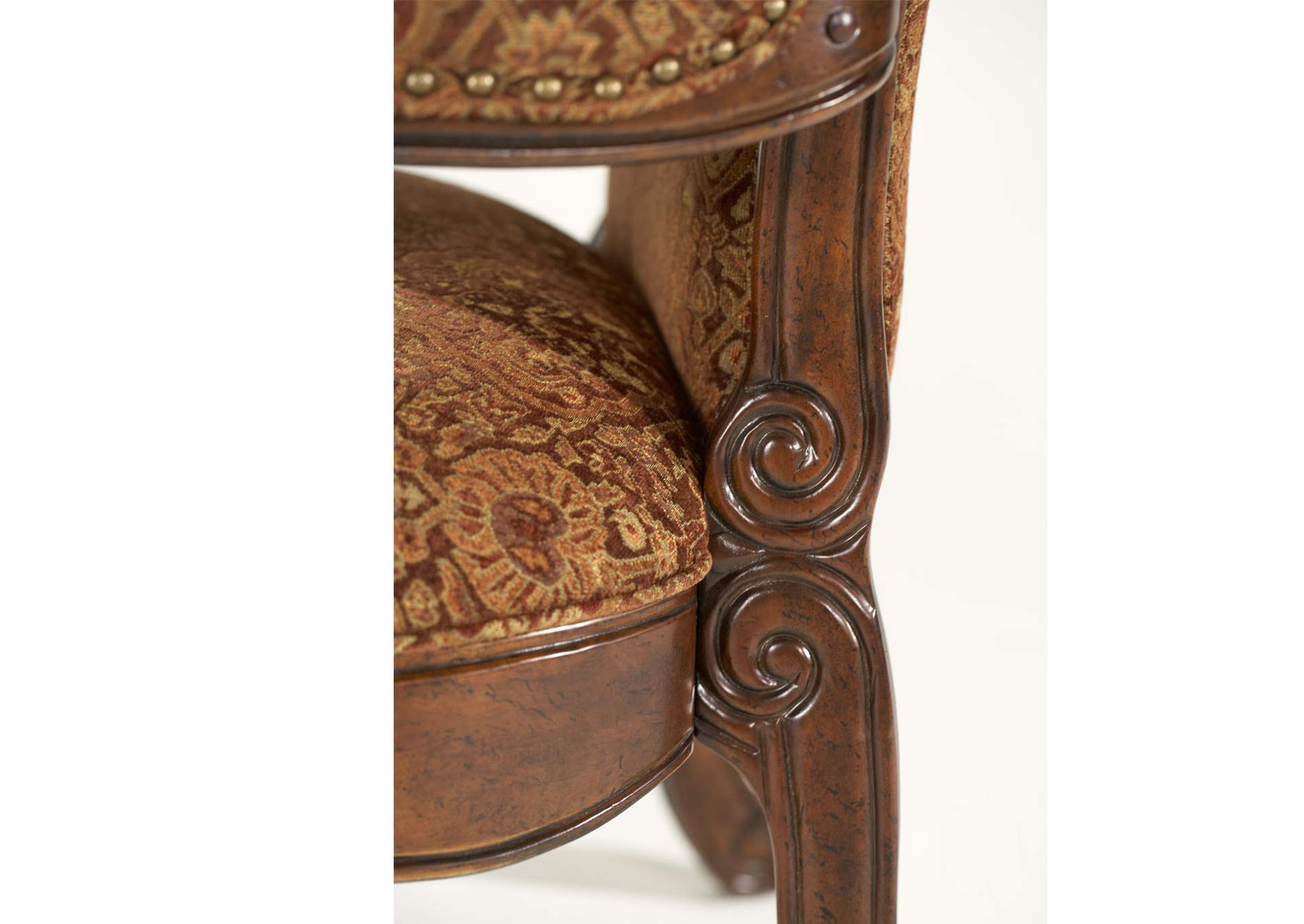 Windsor Court Arm Chair - Vintage Fruitwood image 5