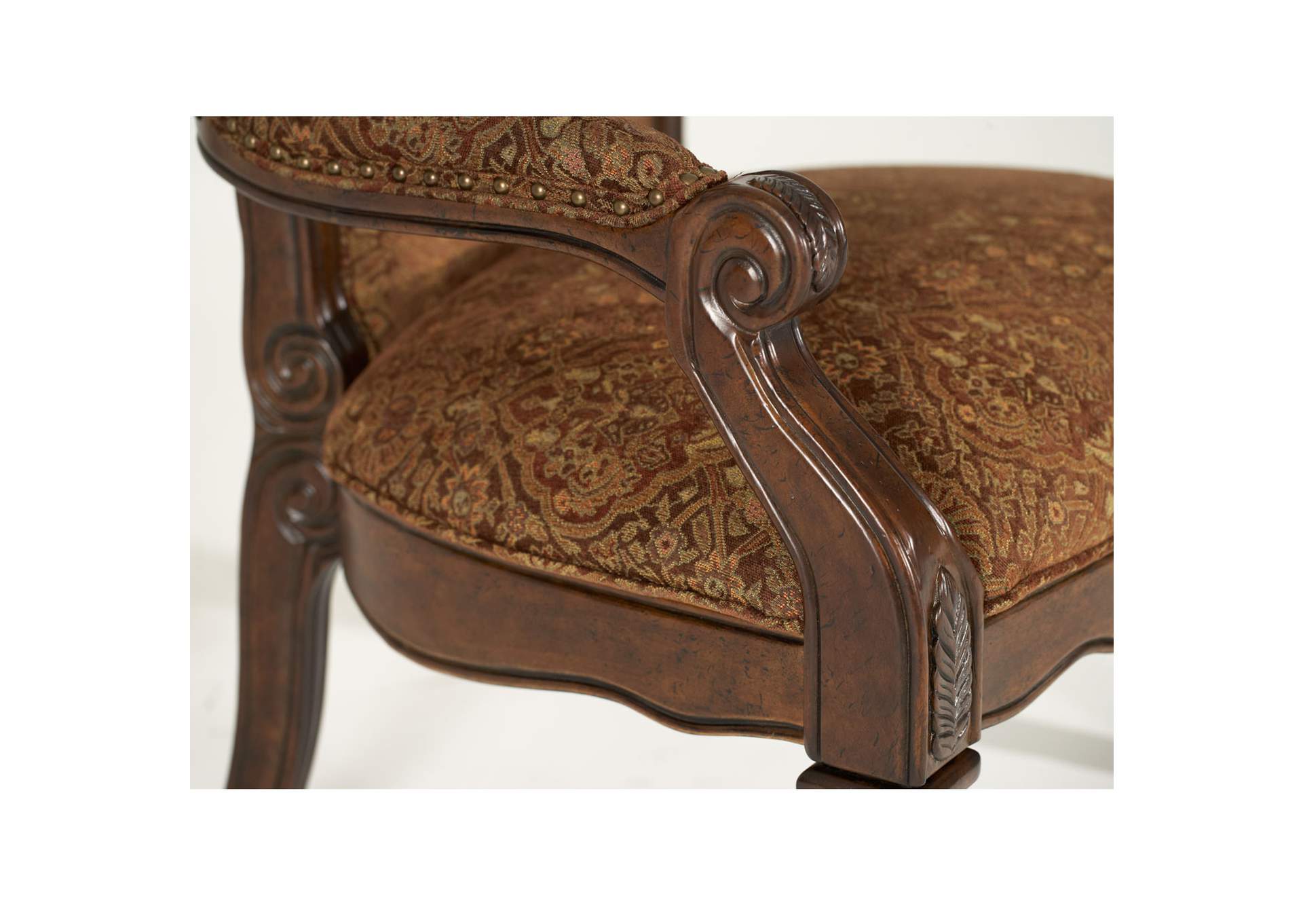 Windsor Court Arm Chair - Vintage Fruitwood image 6