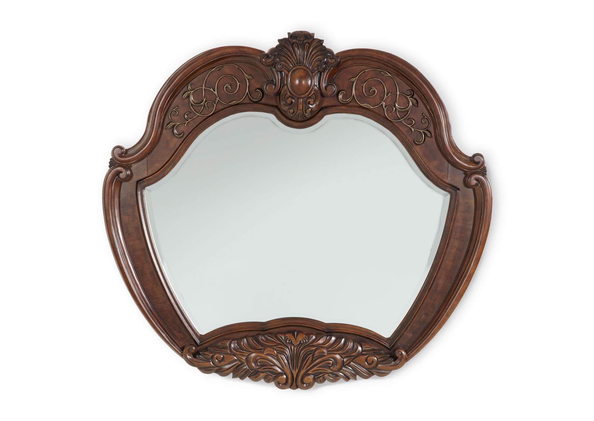 Windsor Court Sideboard Mirror - Vintage Fruitwood image 3