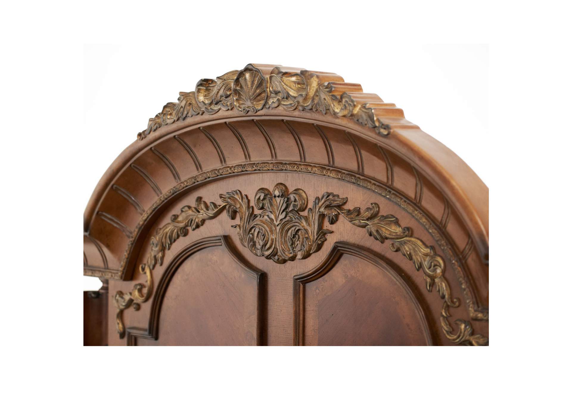 Villa Valencia California King Canopy Bed - Classic Chestnut image 7