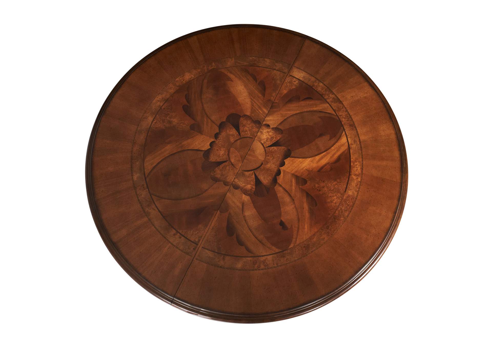 Villa Valencia Round Dining Table - Classic Chestnut image 3