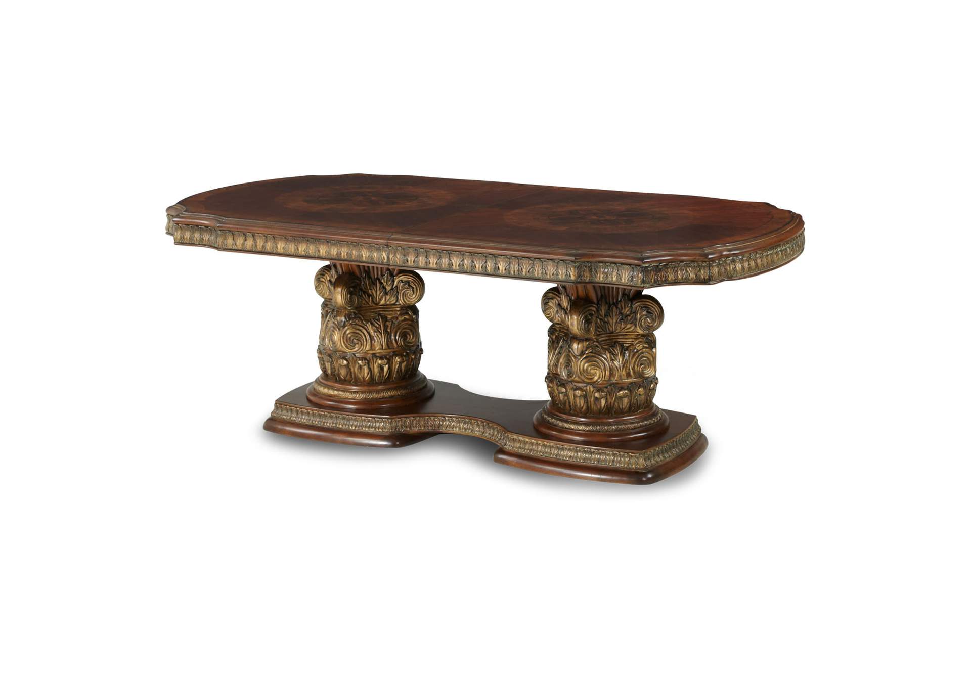 Villa Valencia Rectangular Dining Table - Classic Chestnut image 1