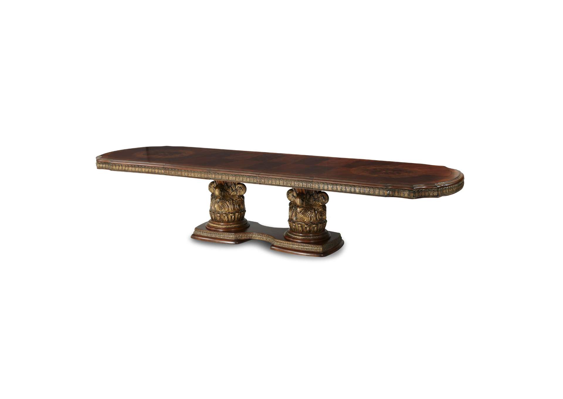 Villa Valencia Rectangular Dining Table - Classic Chestnut image 4