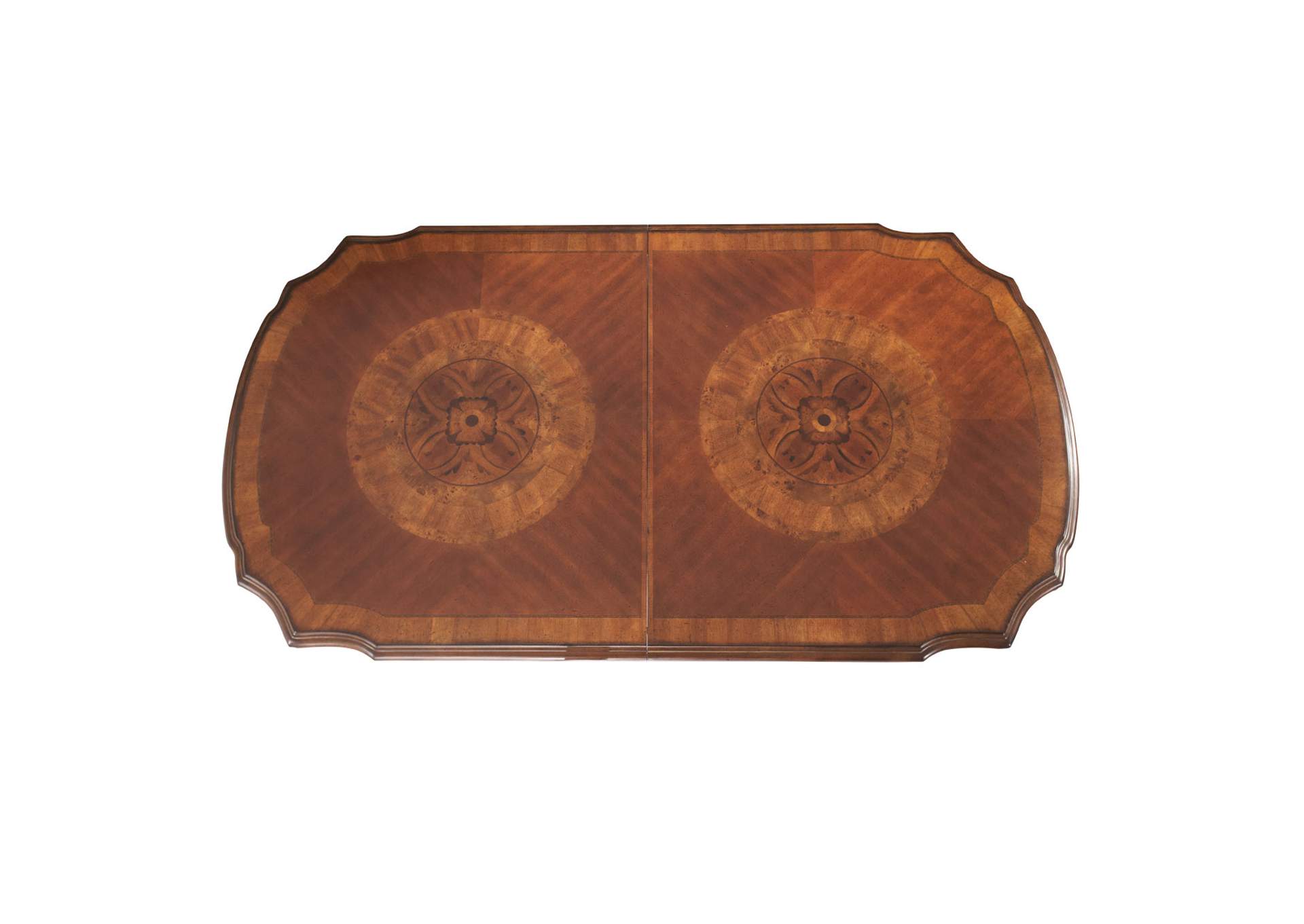 Villa Valencia Rectangular Dining Table - Classic Chestnut image 5
