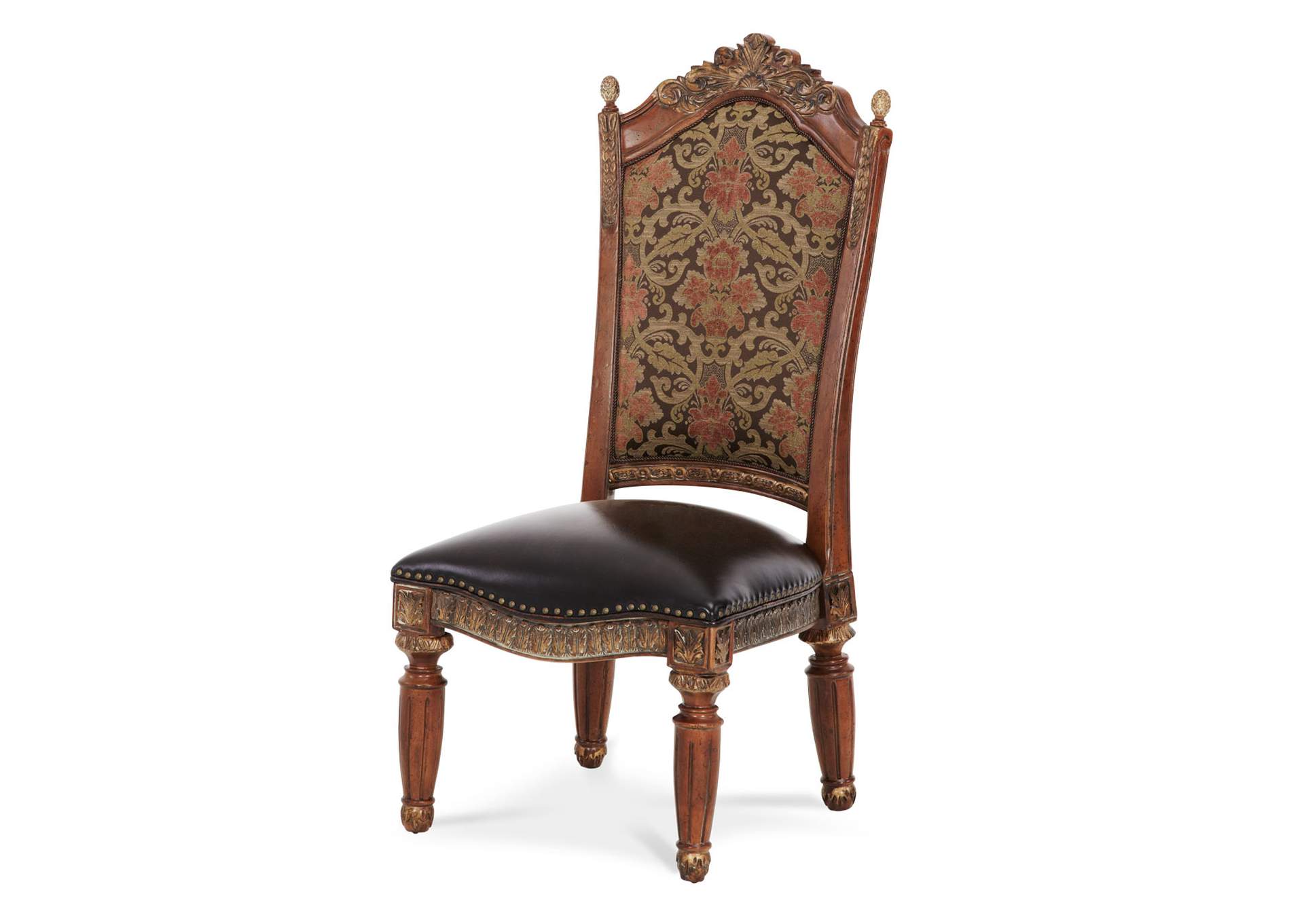 Villa Valencia Dining Side Chair - Set of 2 - Classic Chestnut image 1