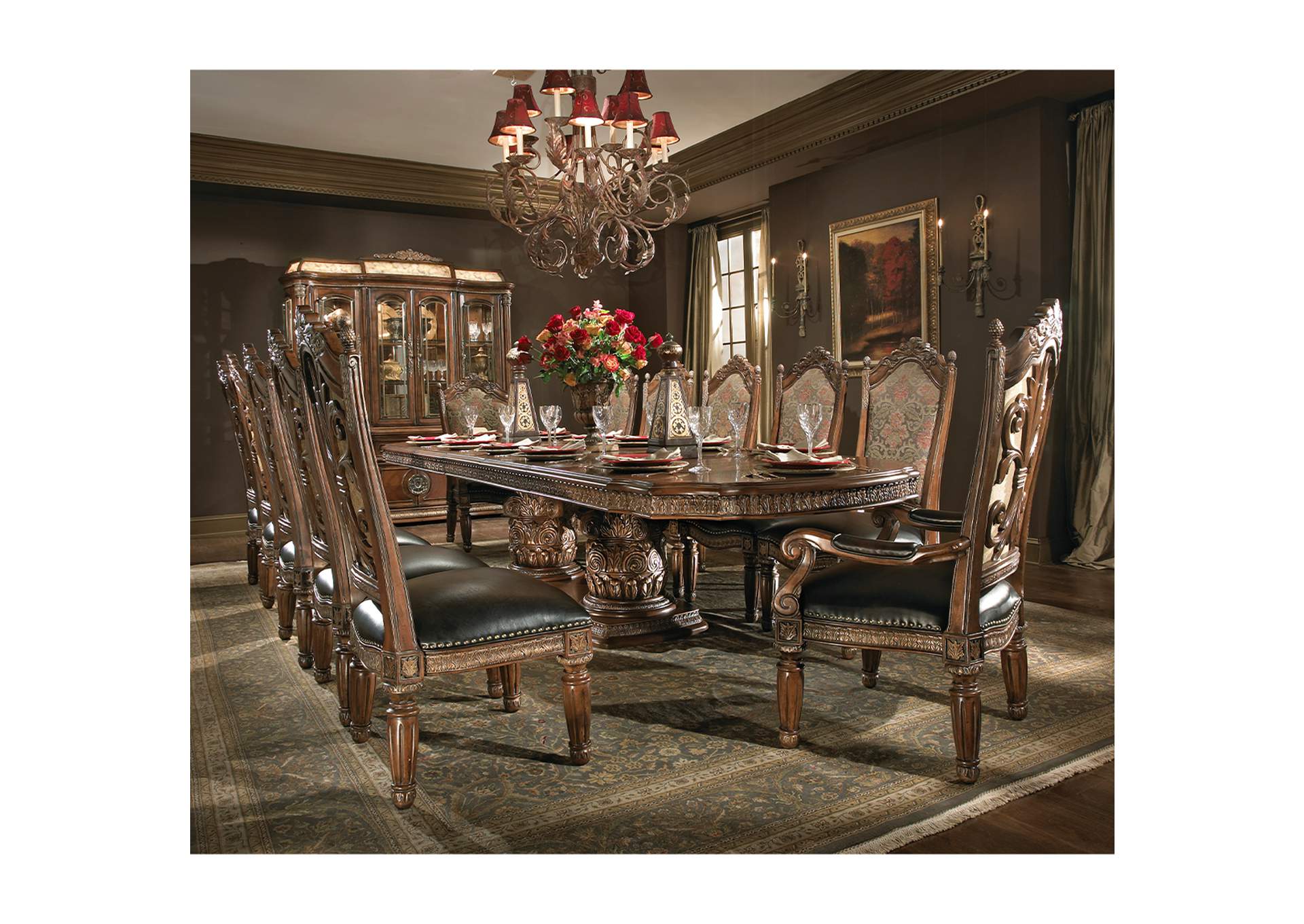 Villa Valencia Dining Side Chair - Set of 2 - Classic Chestnut image 7