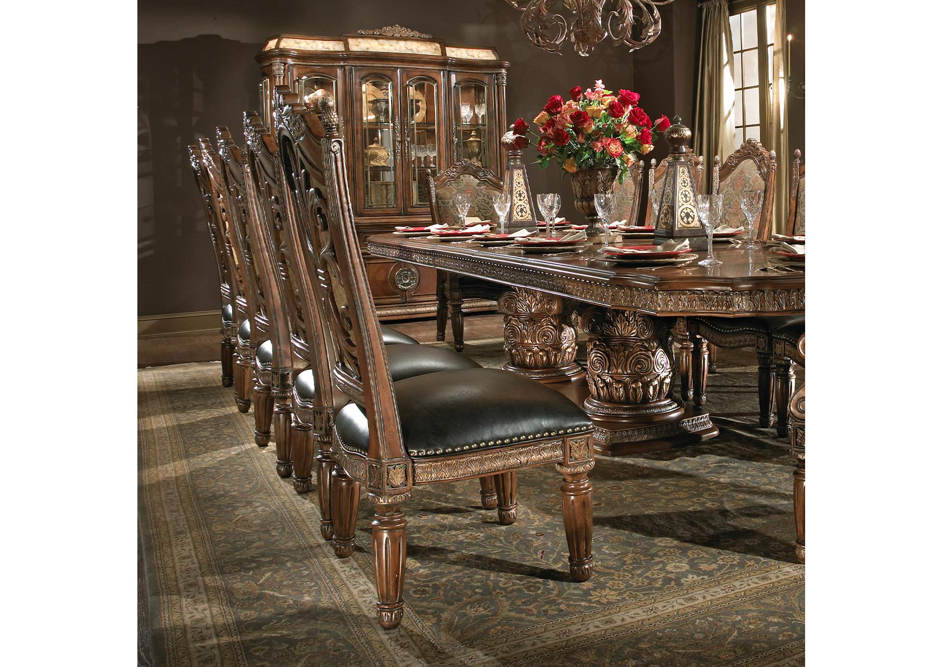Villa Valencia Dining Side Chair - Set of 2 - Classic Chestnut image 8