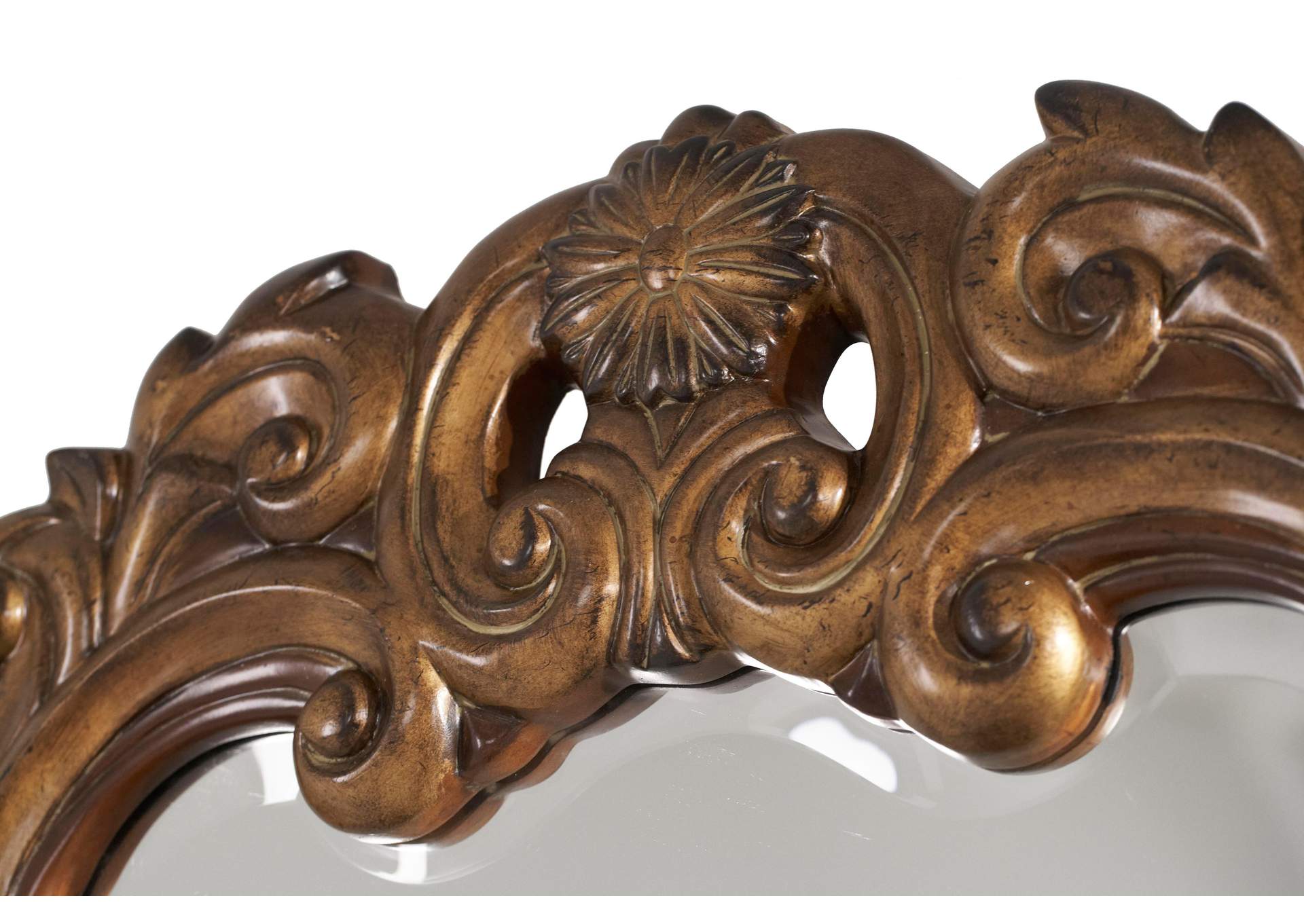 Villa Valencia Decorative Mirror - Classic Chestnut image 3