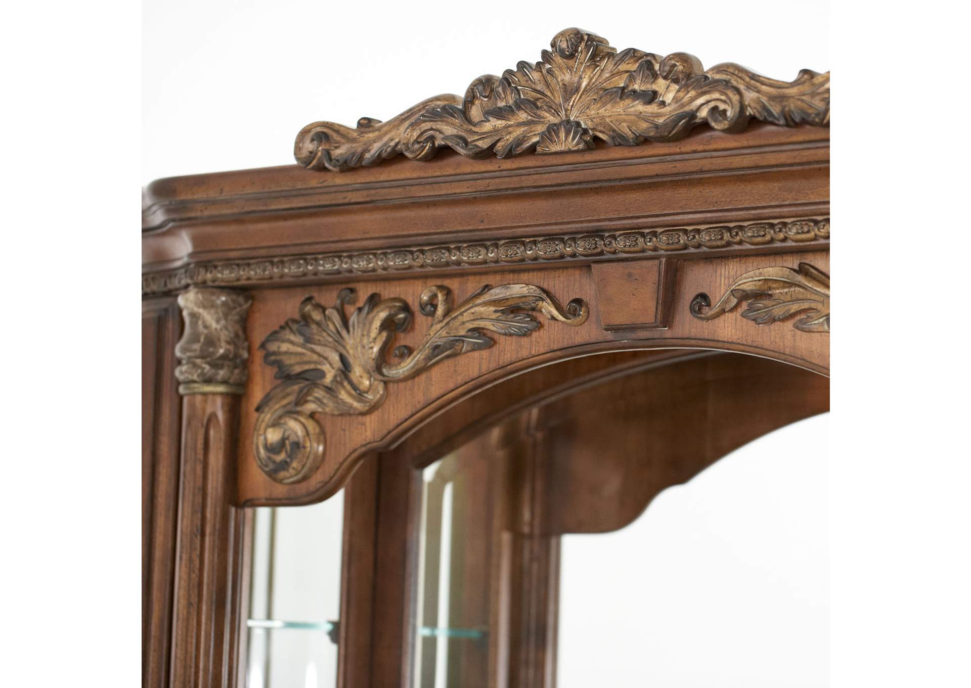 Villa Valencia Dresser with Mirror - Classic Chestnut image 4