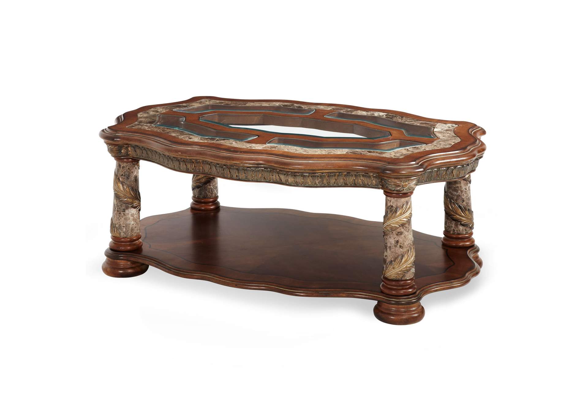 Villa Valencia Cocktail Table - Classic Chestnut