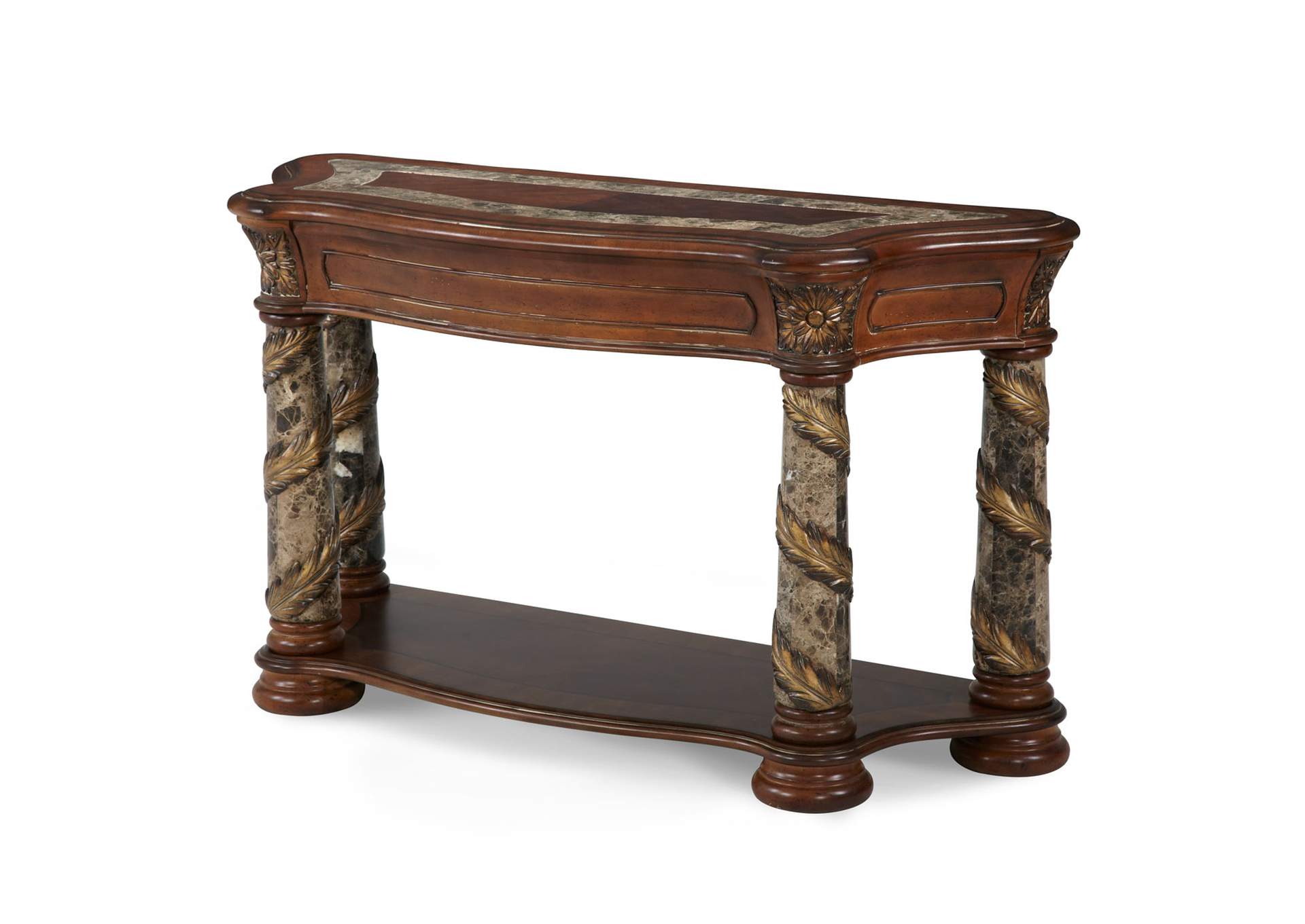 Villa Valencia Sofa Table - Classic Chestnut image 1