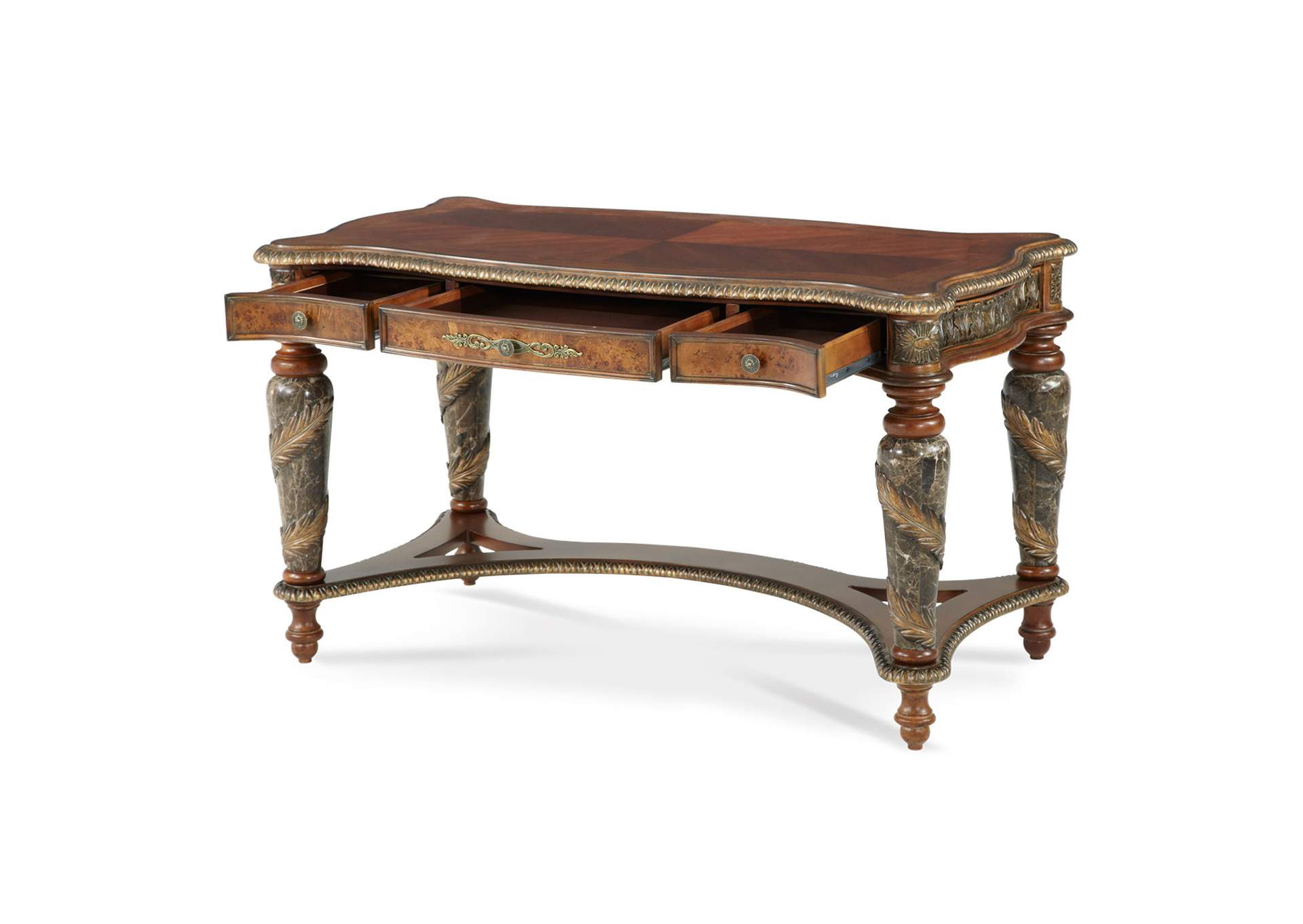 Villa Valencia Writing Desk - Classic Chestnut image 3
