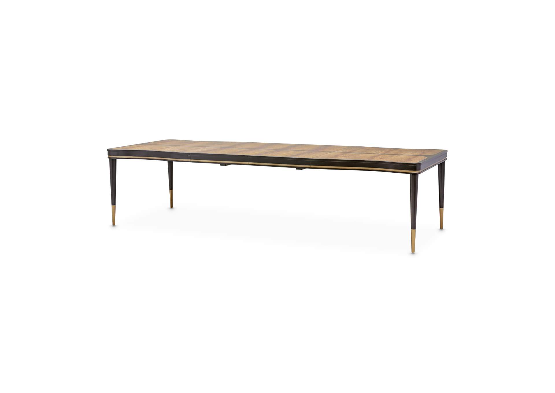 Malibu Crest Rectangular Dining Table - Crotch Mahogany image 3