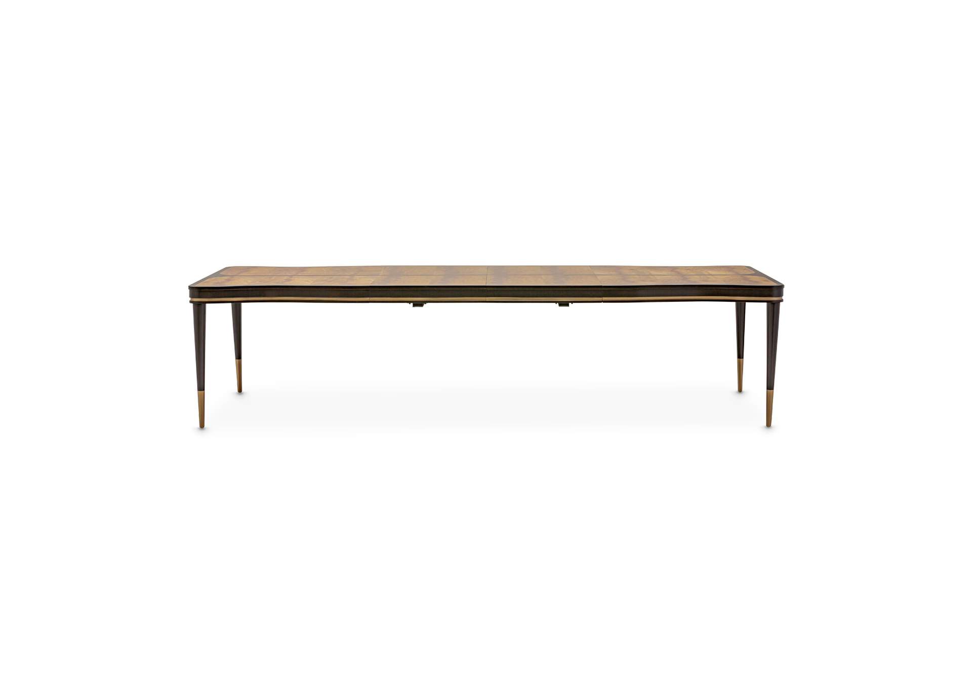 Malibu Crest Rectangular Dining Table - Crotch Mahogany image 4