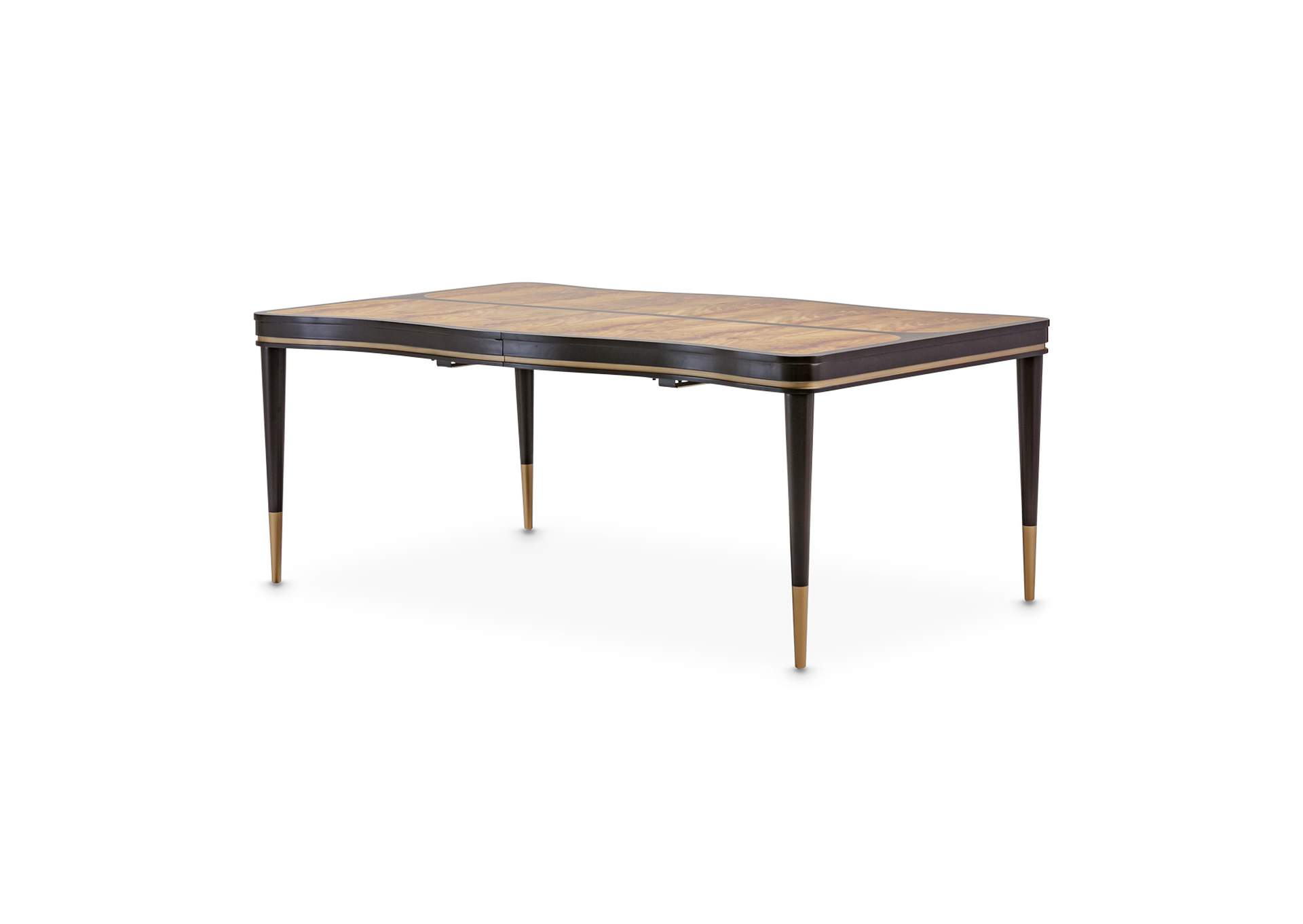 Malibu Crest Rectangular Dining Table - Crotch Mahogany image 5