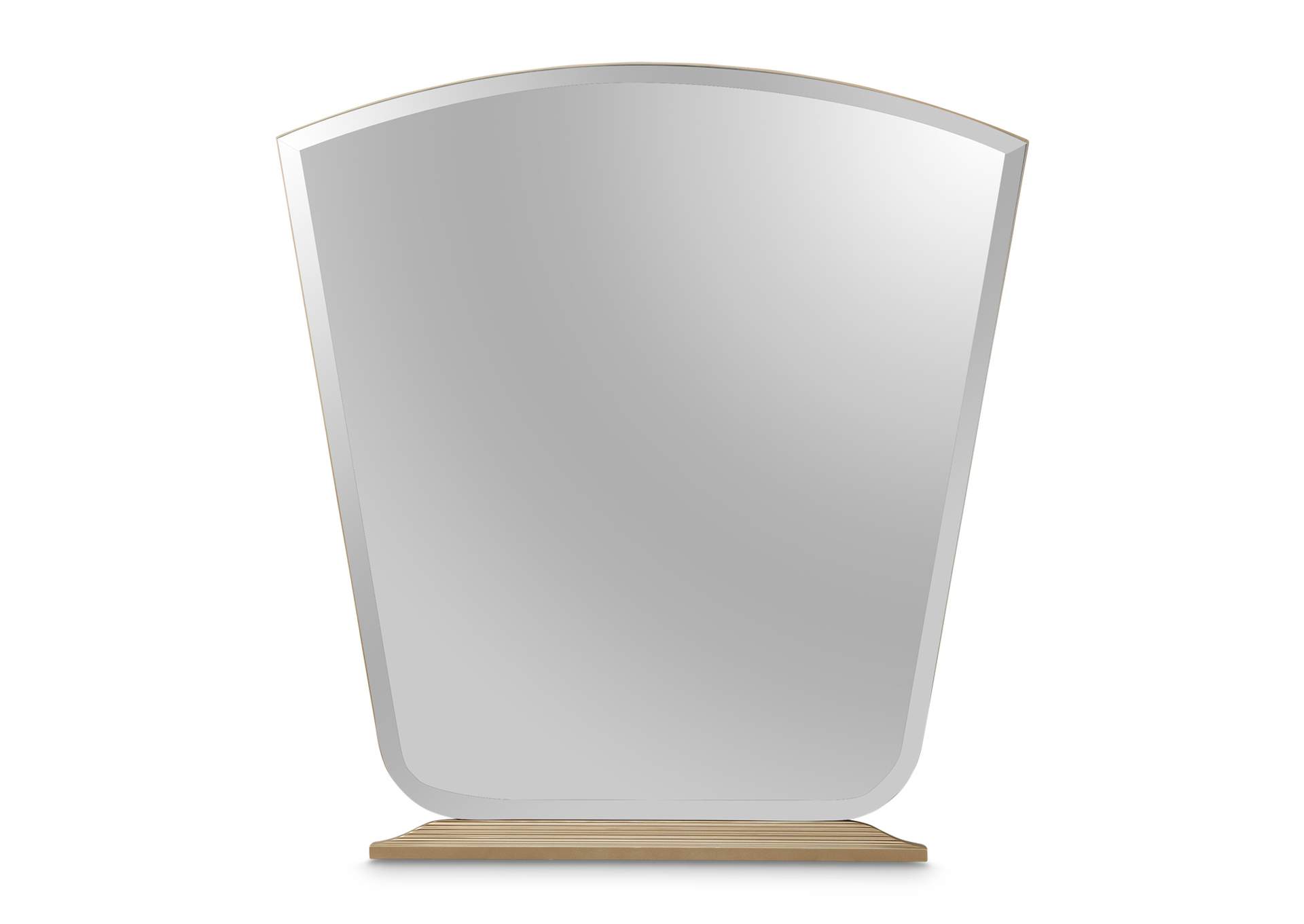 Malibu Crest Vanity Mirror - Burnished Gold image 3