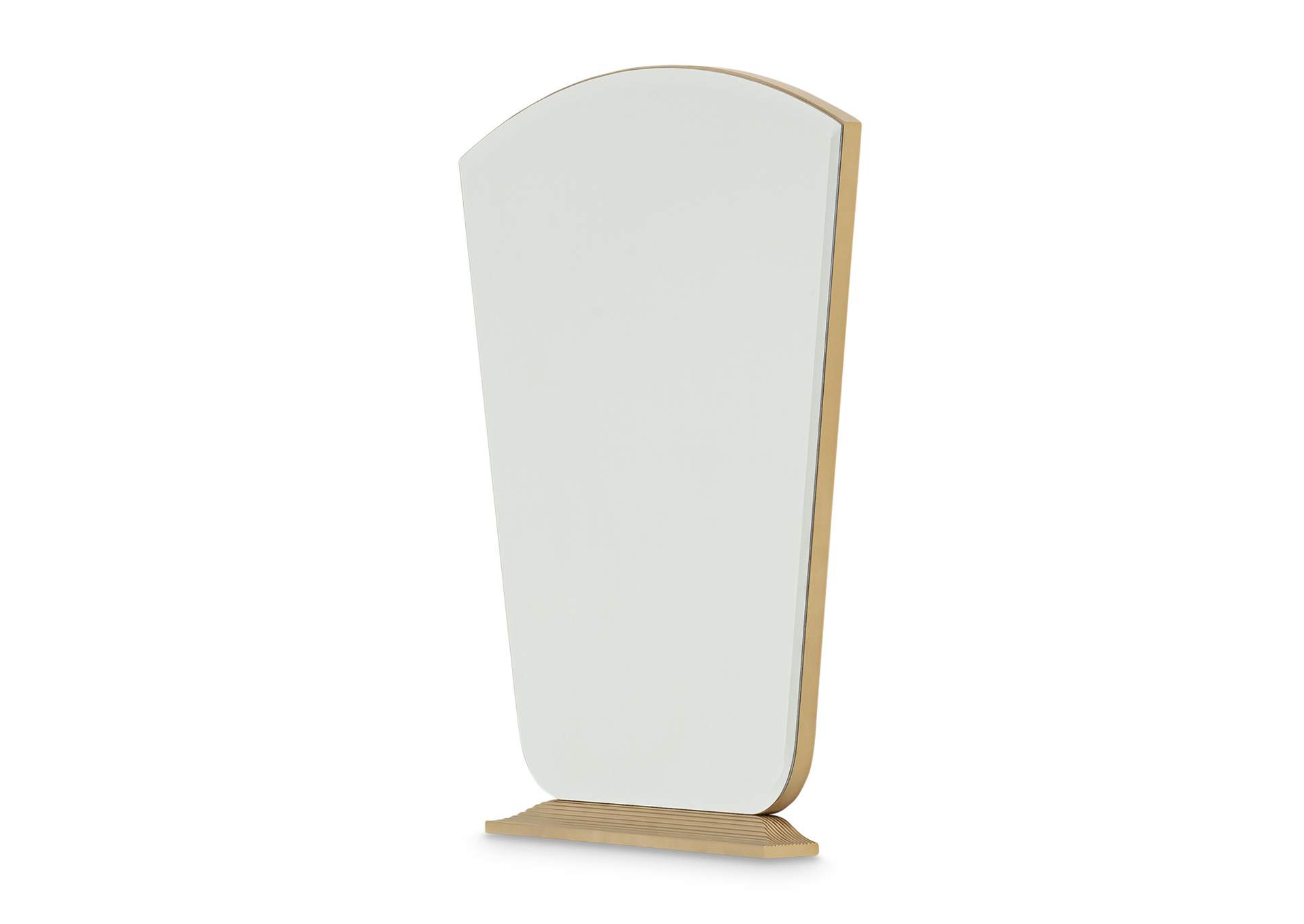 Malibu Crest Vanity Mirror - Burnished Gold image 4