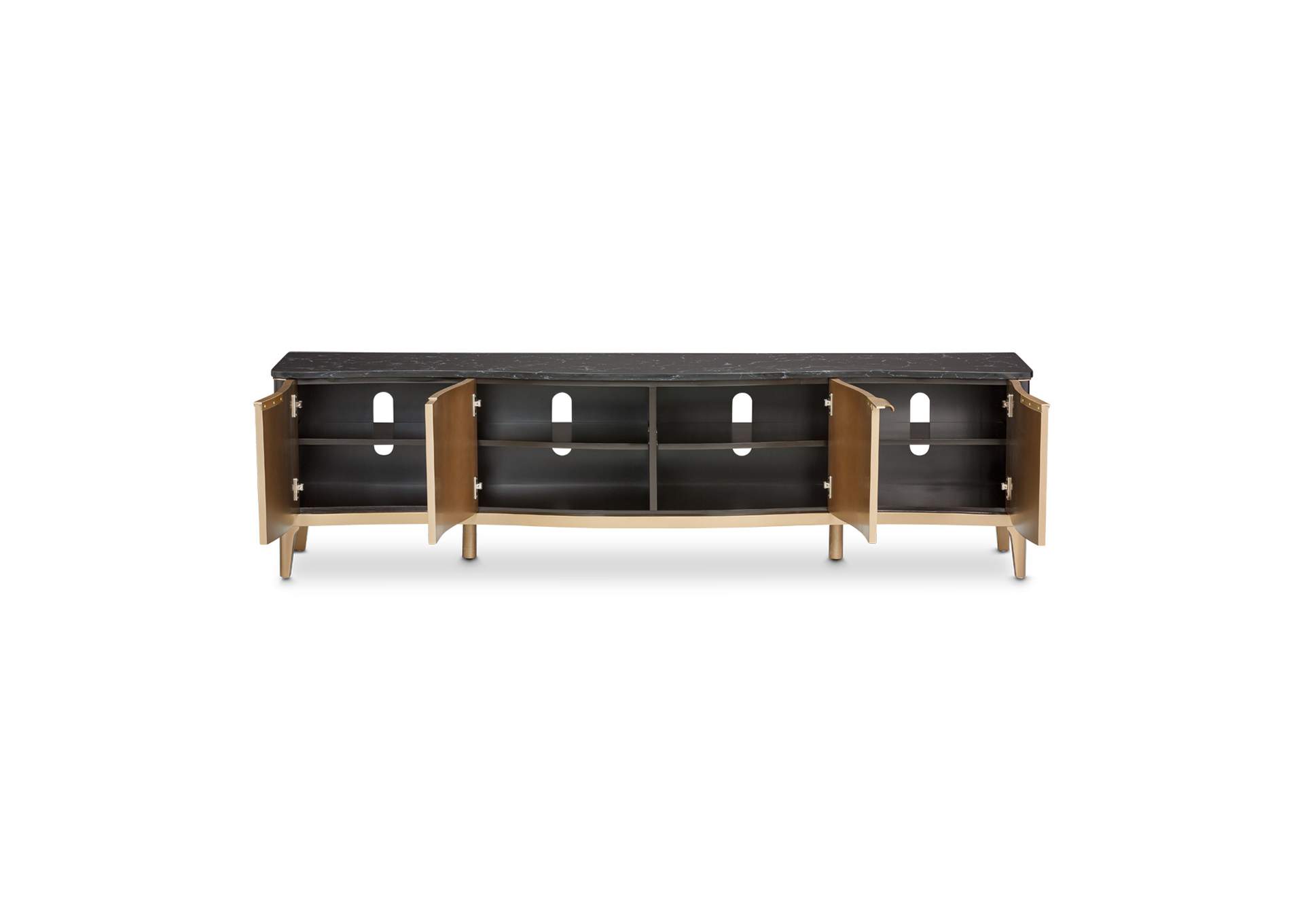 Malibu Crest TV Console - Crotch Mahogany image 6