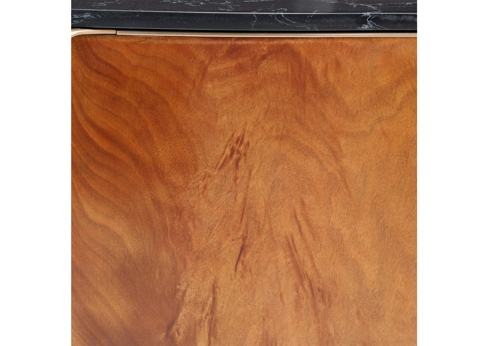 Malibu Crest TV Console - Crotch Mahogany image 9