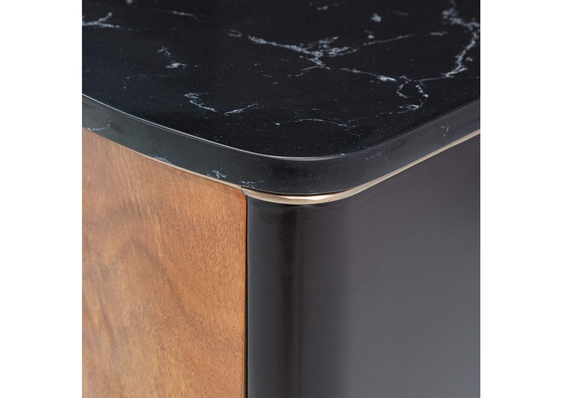 Malibu Crest TV Console - Crotch Mahogany image 10