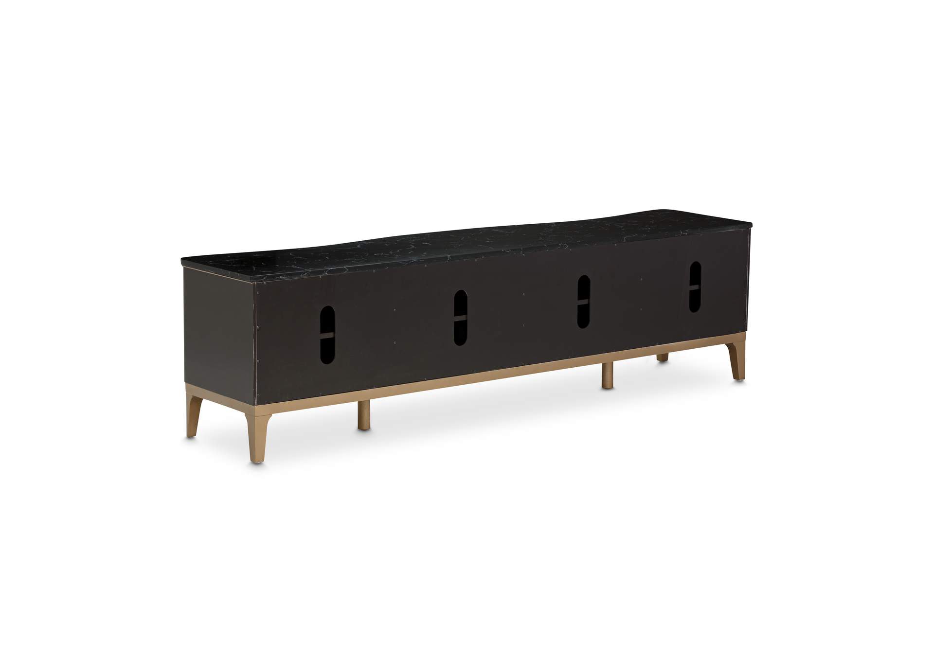 Malibu Crest TV Console - Crotch Mahogany image 12