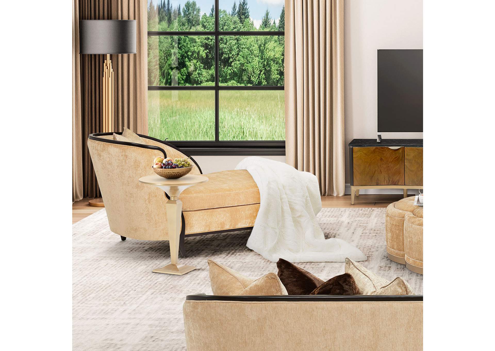 Malibu Crest Chaise - Honey and Dark Espresso image 12