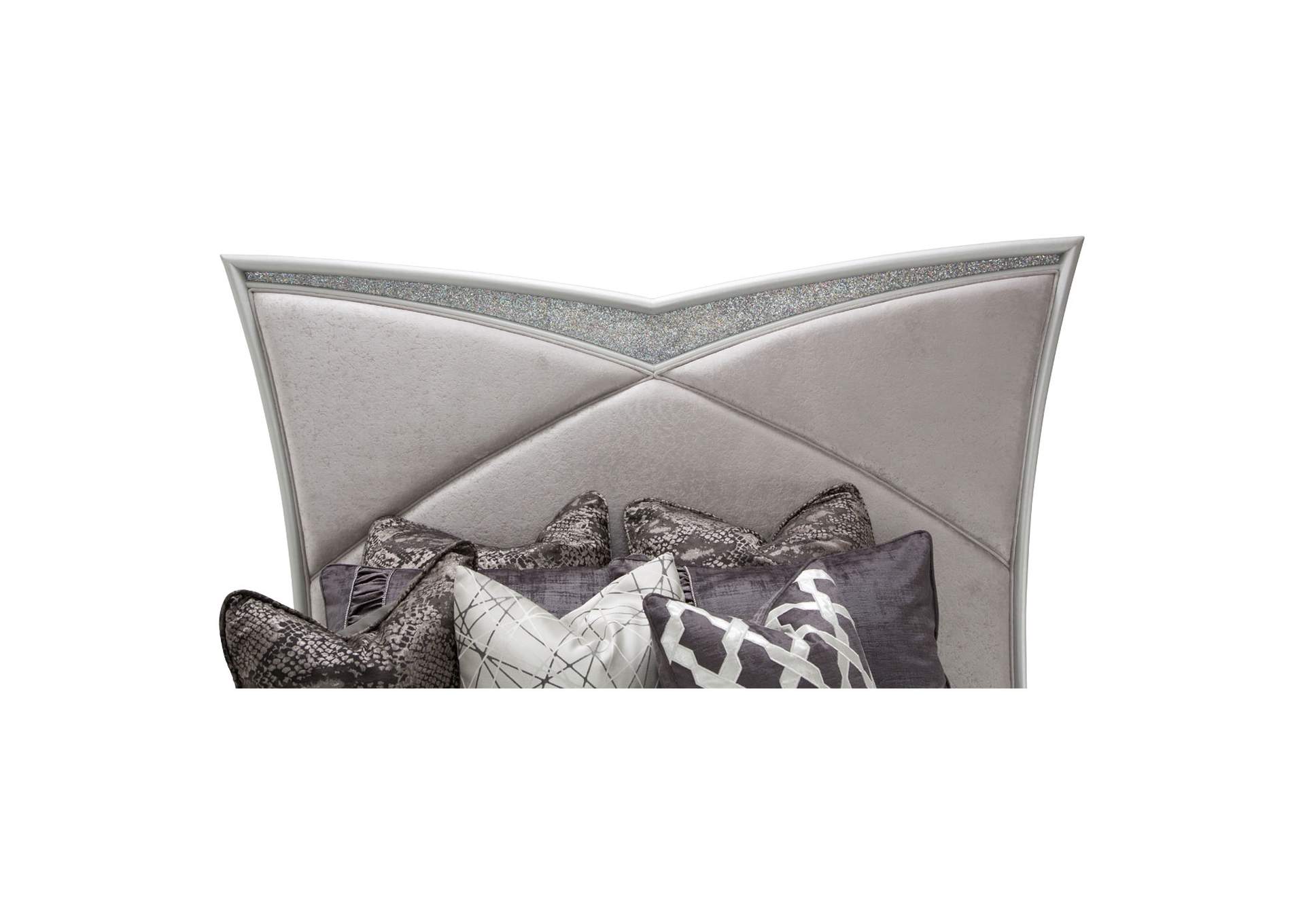 Melrose Plaza California King Panel Bed - Dove image 3