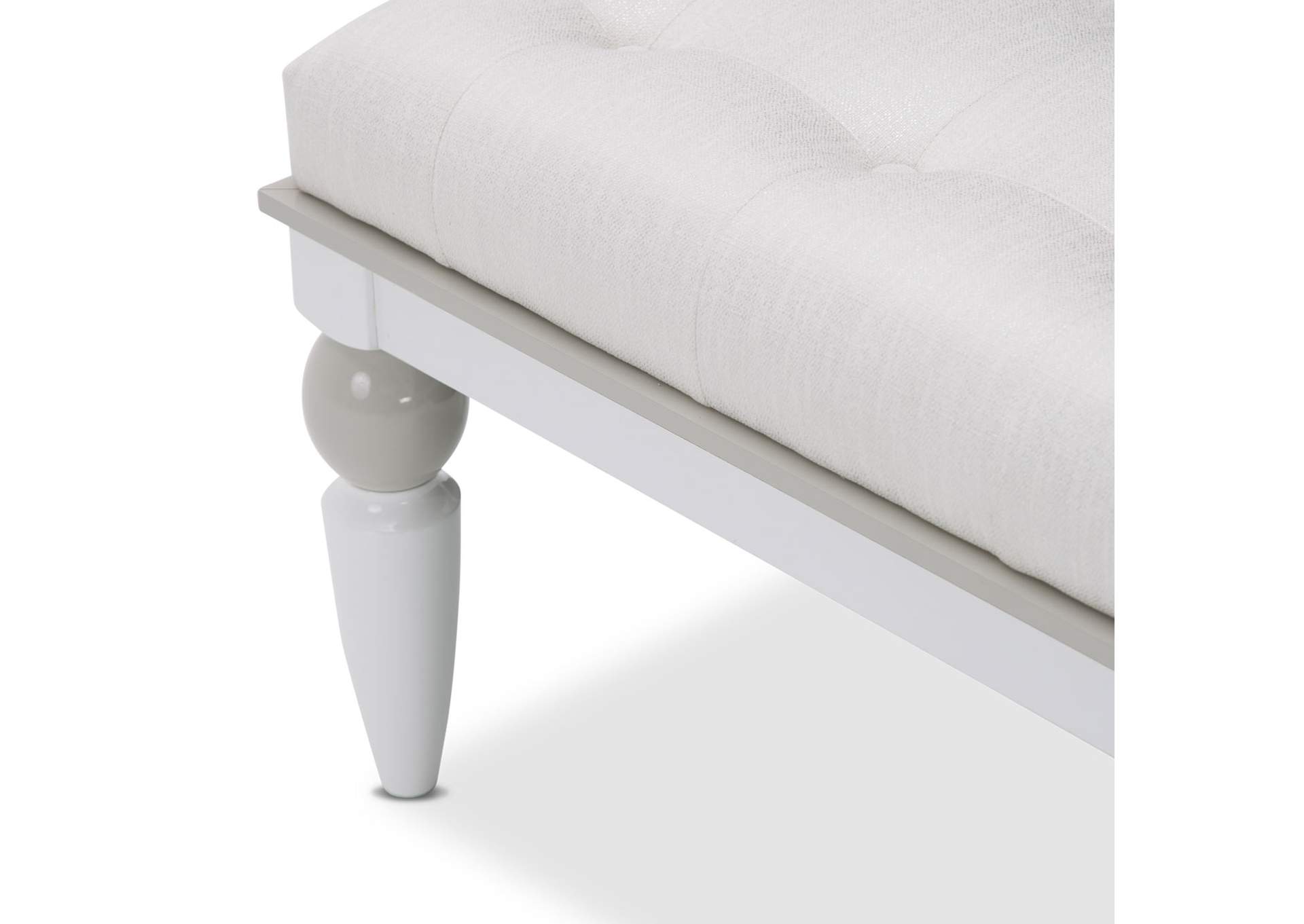 Sky Tower Bedside Bench - Cloud White image 3